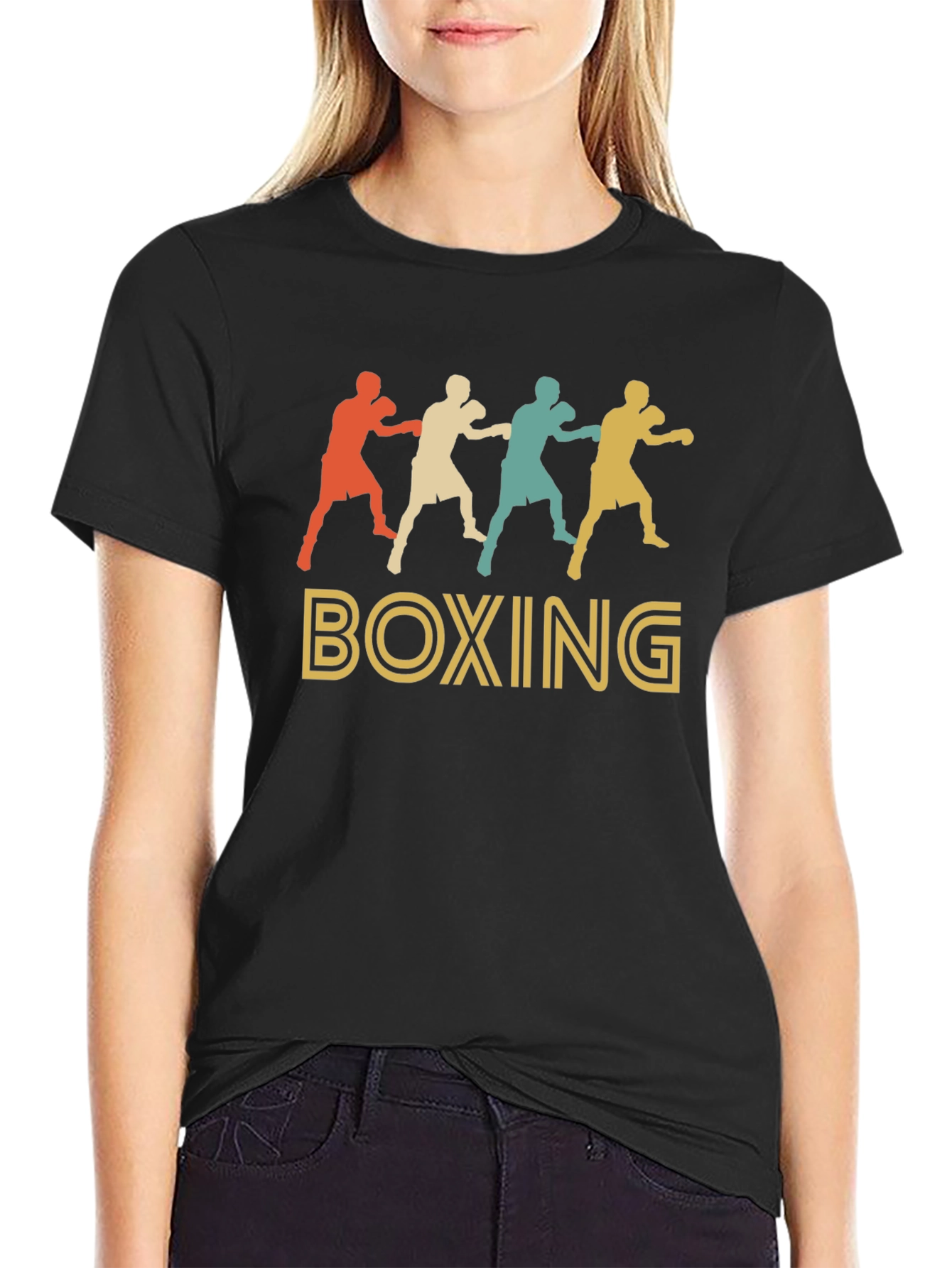 Retro Boxing Graphic T-Shirt - Stylish & Comfortable