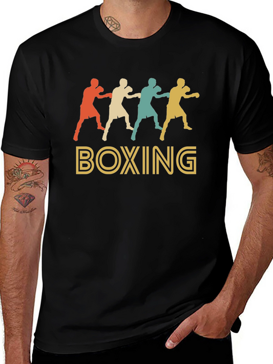 Retro Boxing Graphic T-Shirt - Stylish & Comfortable