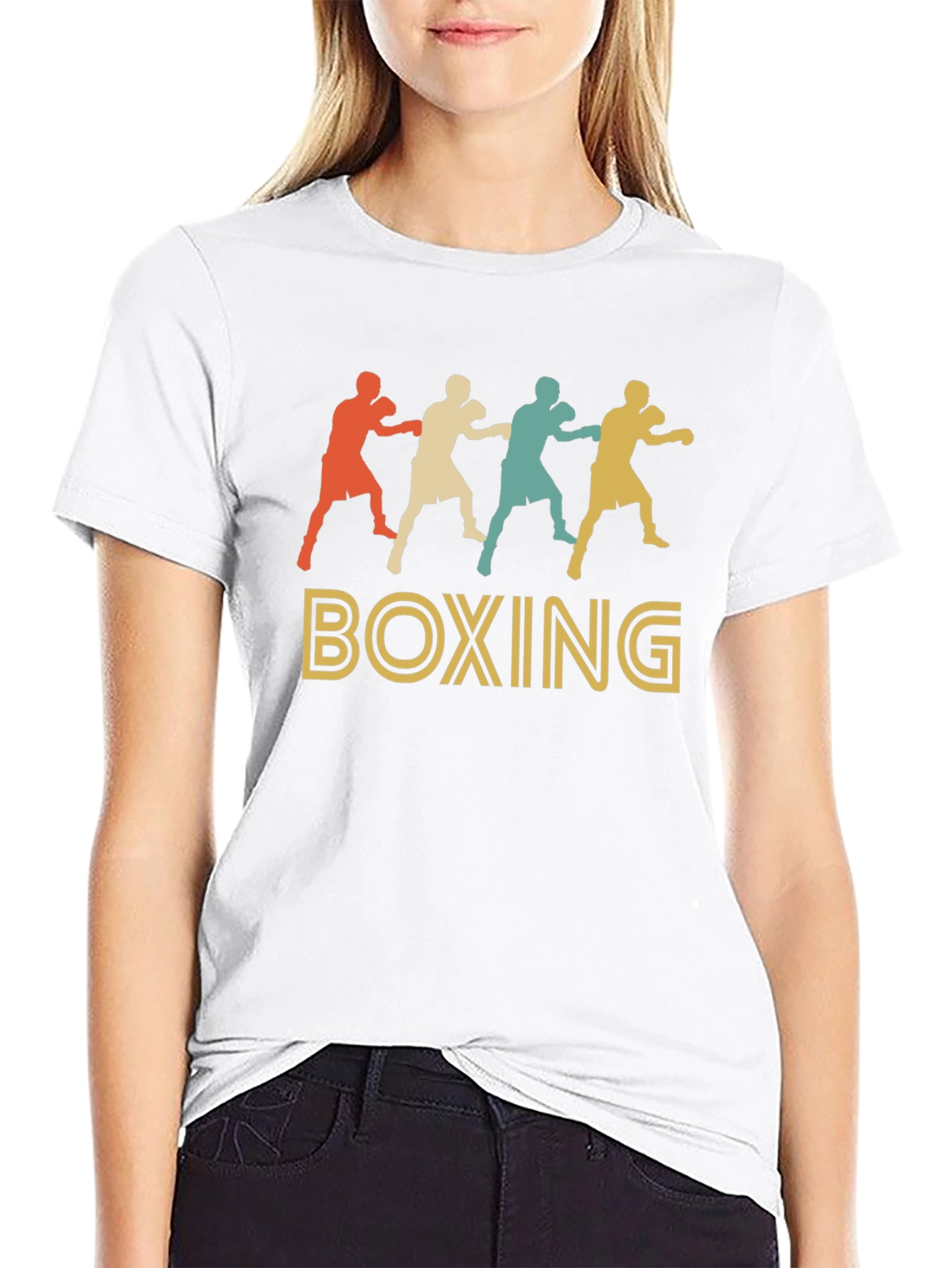 Retro Boxing Graphic T-Shirt - Stylish & Comfortable