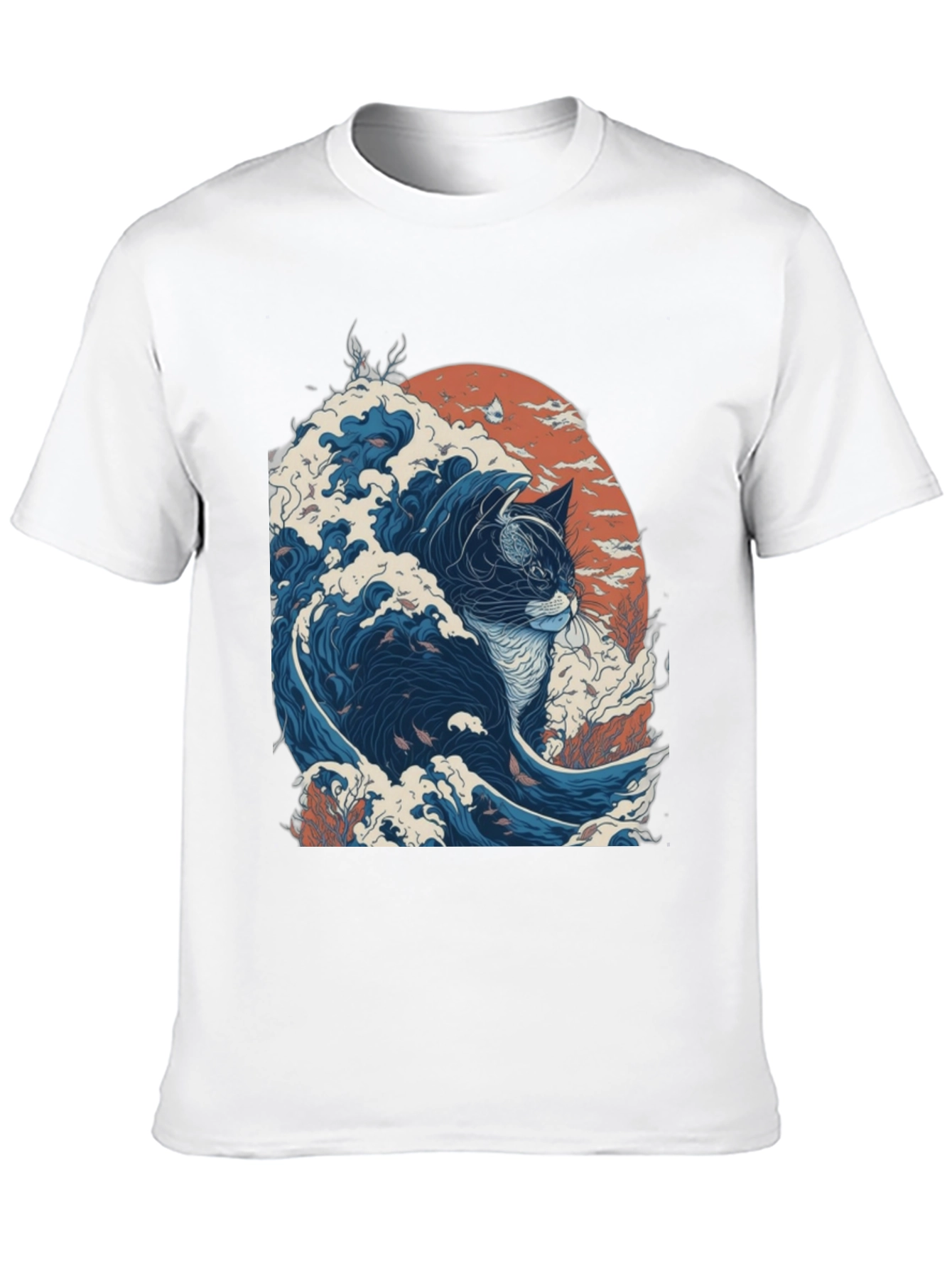 Great Wave Cat T-Shirt