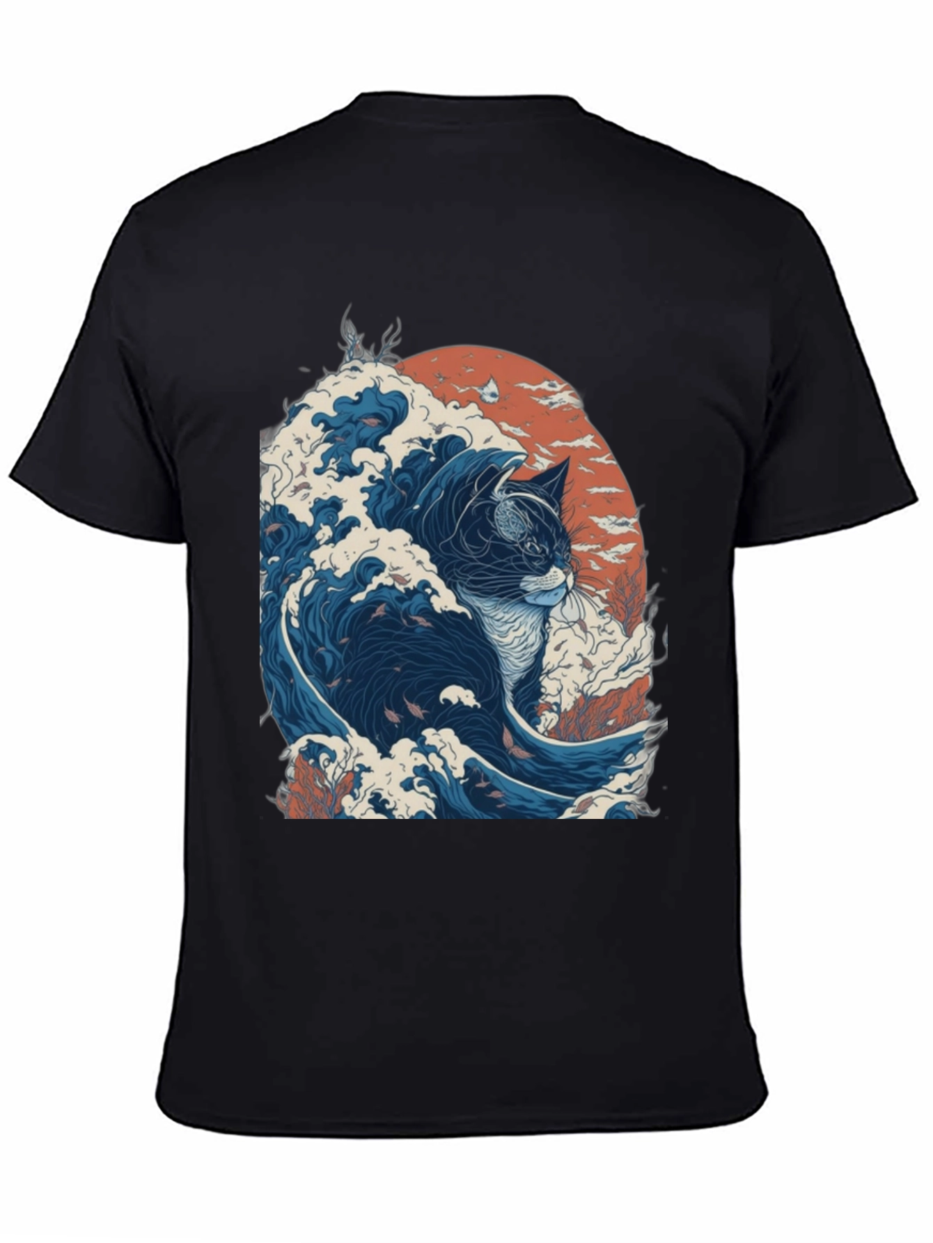 Great Wave Cat T-Shirt