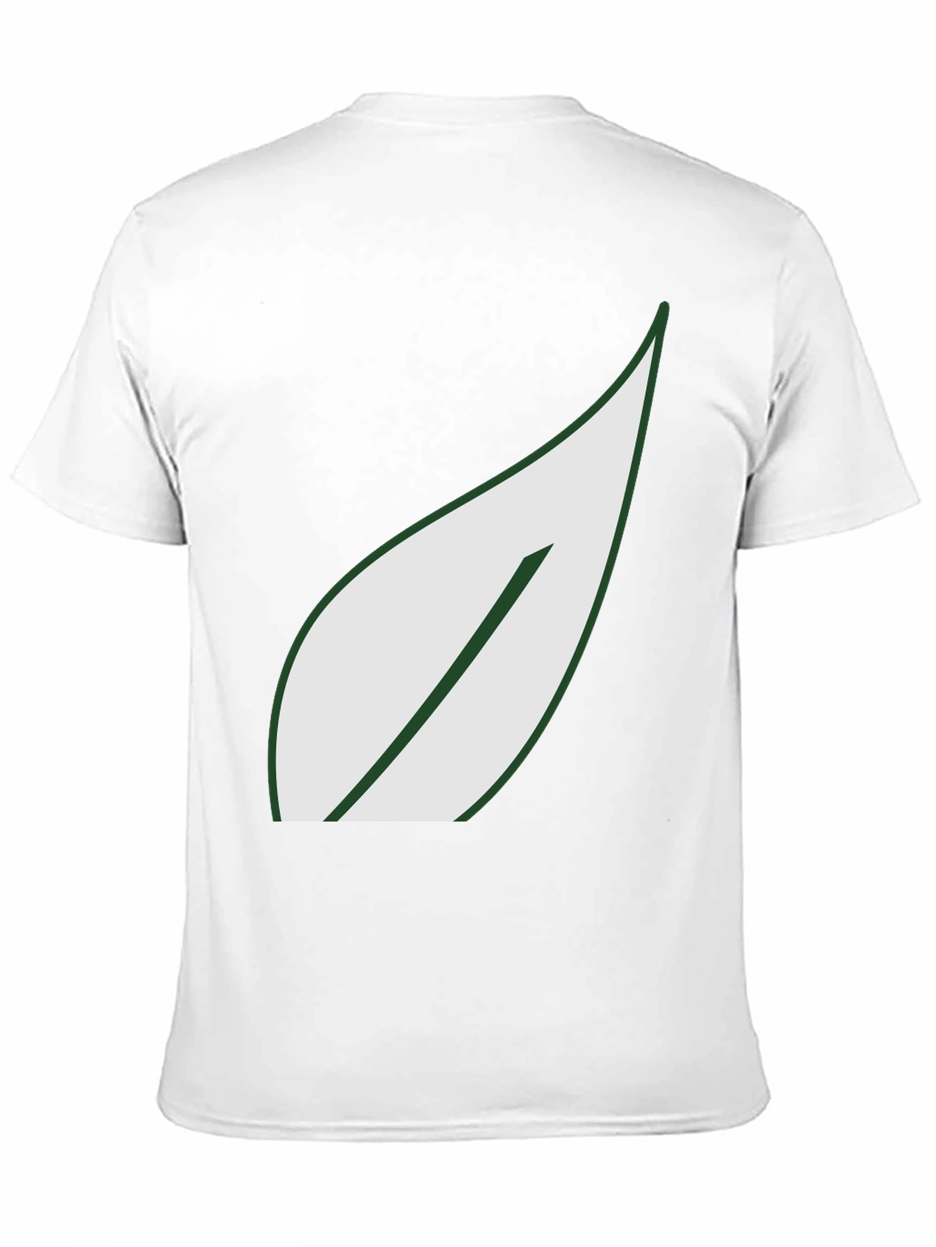 Leaf Graphic Black T-Shirt