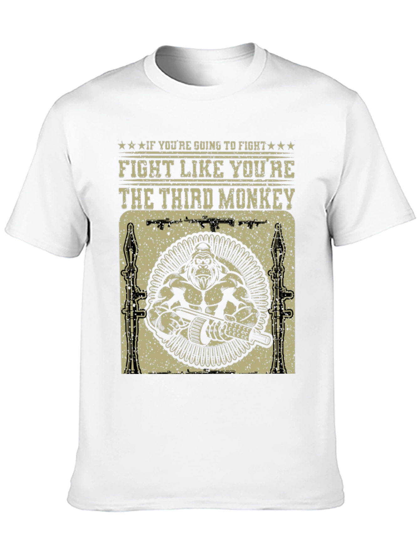 Fight Like Youre The Third Monkey T-Shirt