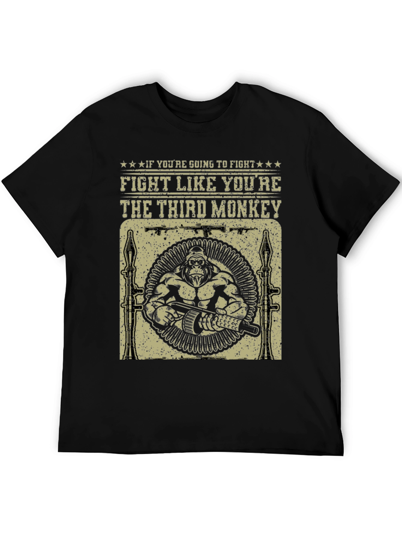 Fight Like Youre The Third Monkey T-Shirt