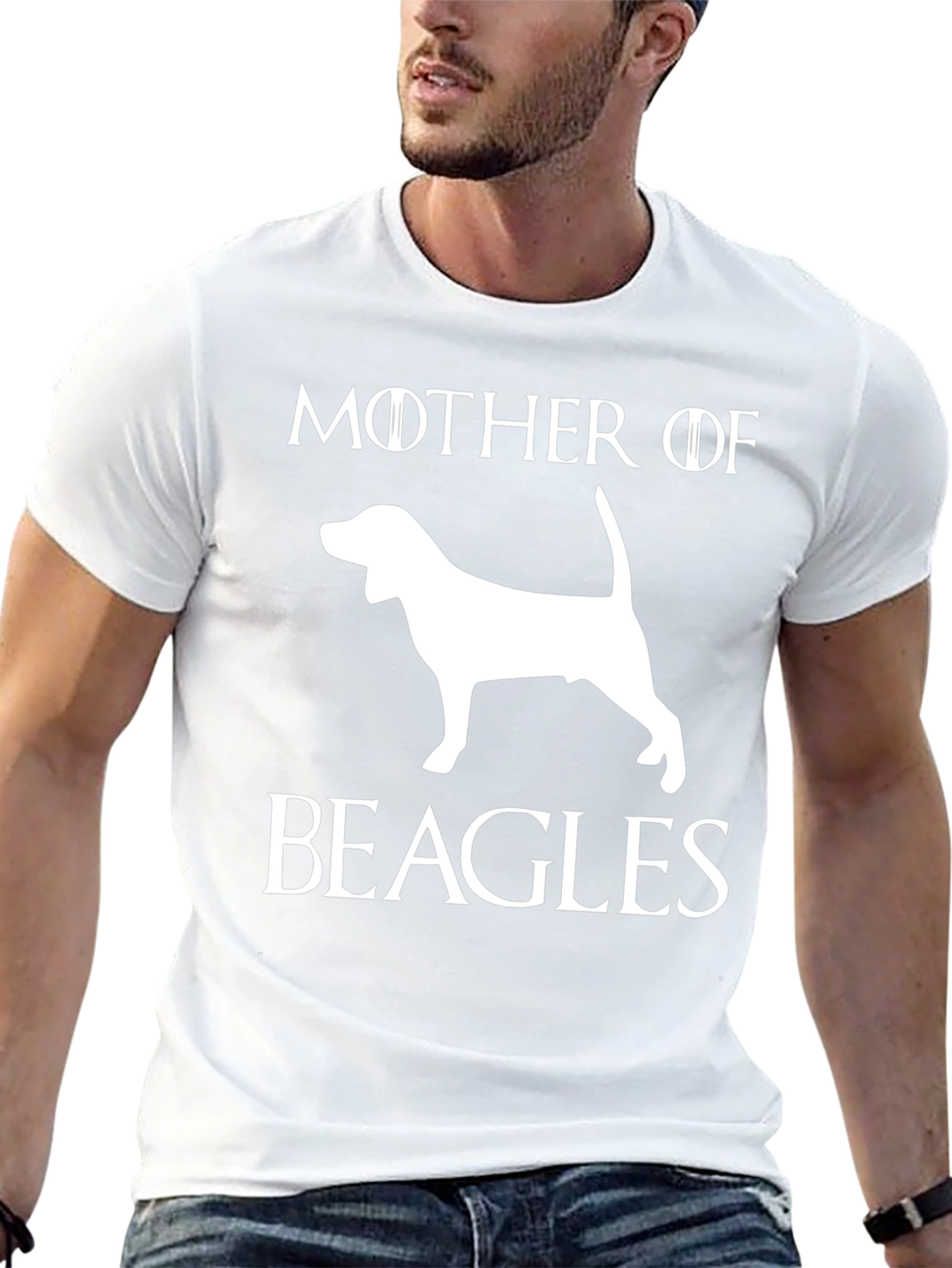 Mother of Beagles Graphic T-Shirt