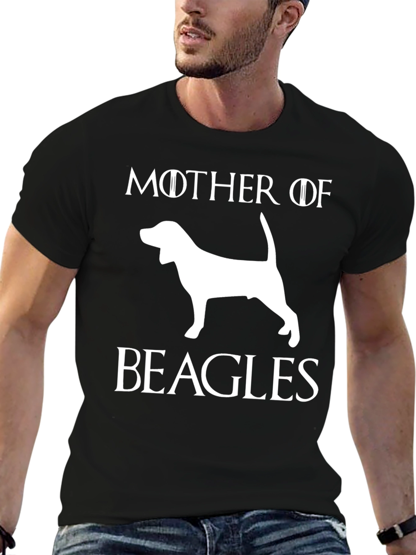 Mother of Beagles Graphic T-Shirt