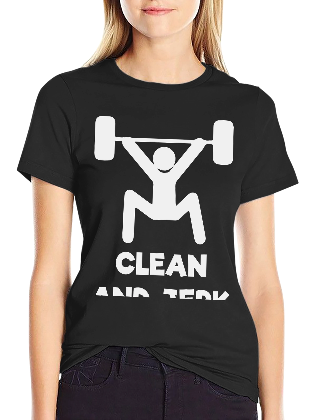 Clean and Jerk Weightlifting T-Shirt