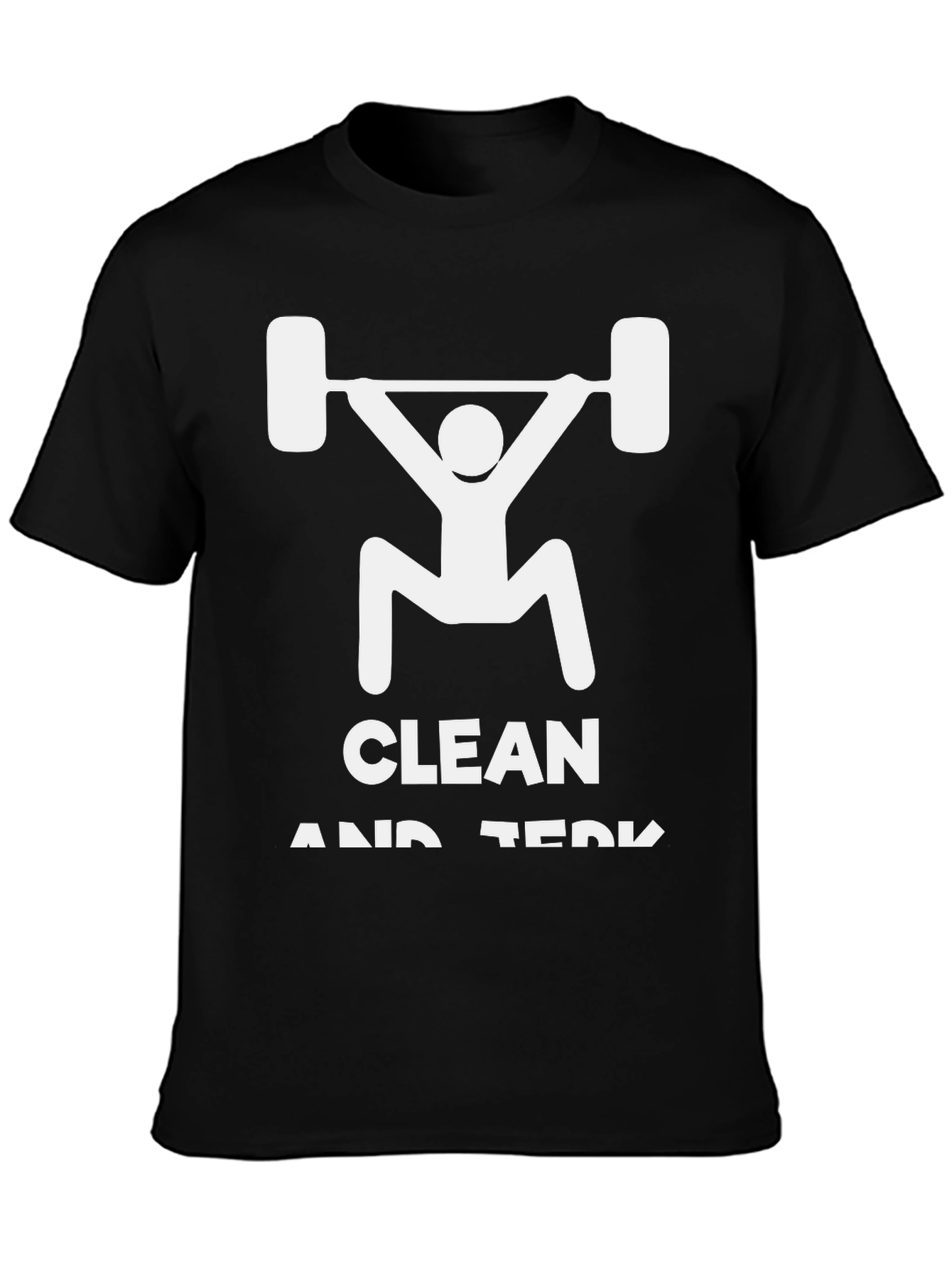 Clean and Jerk Weightlifting T-Shirt