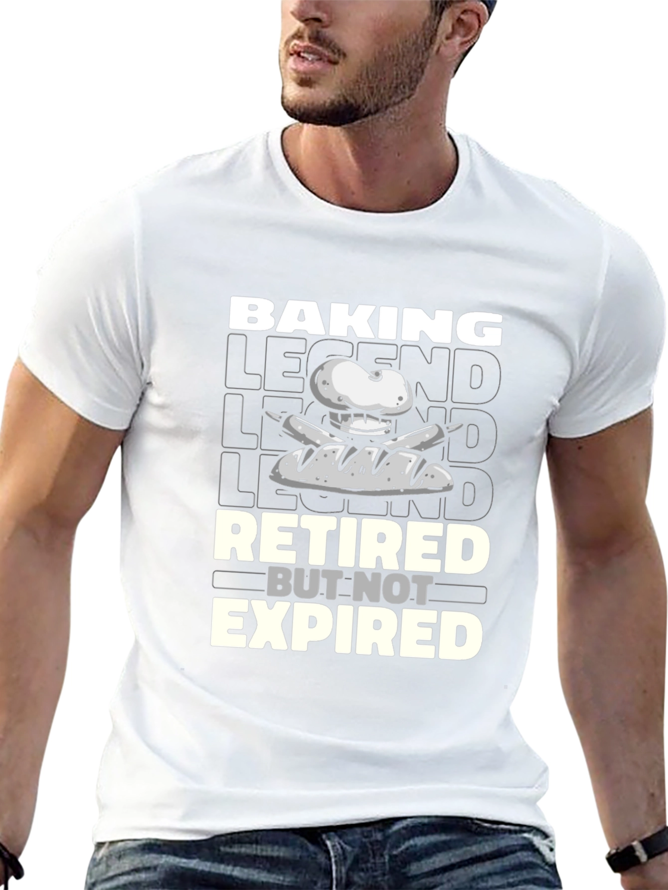 Baking Legend Retired T-Shirt - Funny Baker Gift