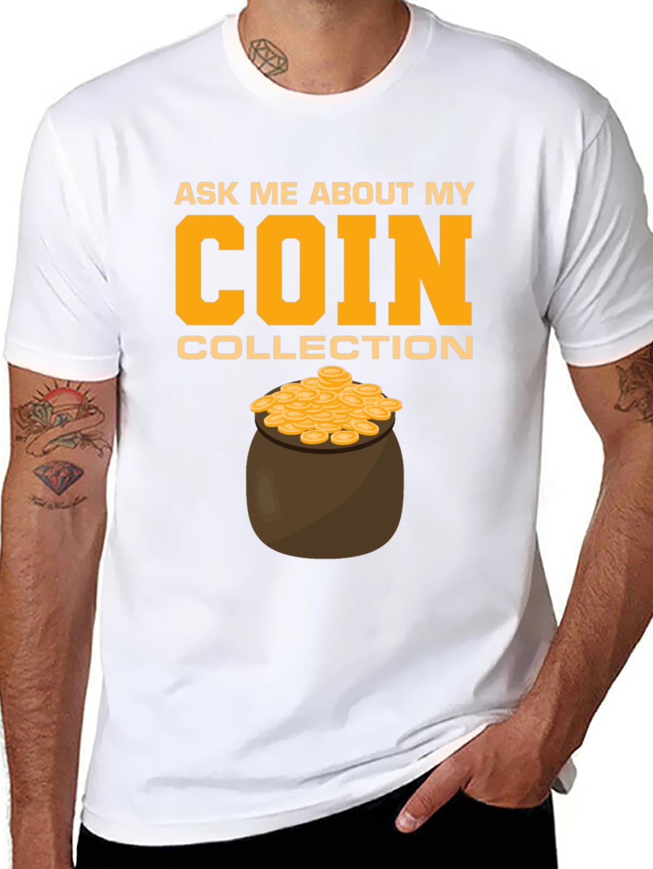 Coin Collection T-Shirt - Ask Me About My Coins!