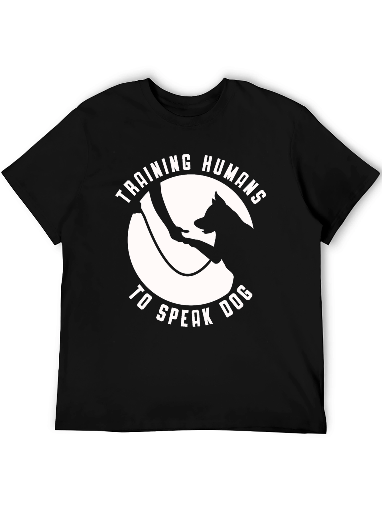 Training Humans to Speak Dog T-Shirt - Black