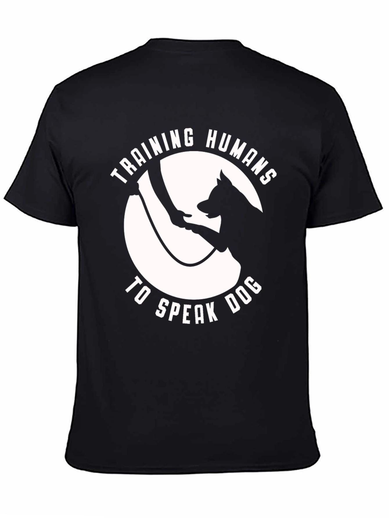 Training Humans to Speak Dog T-Shirt - Black