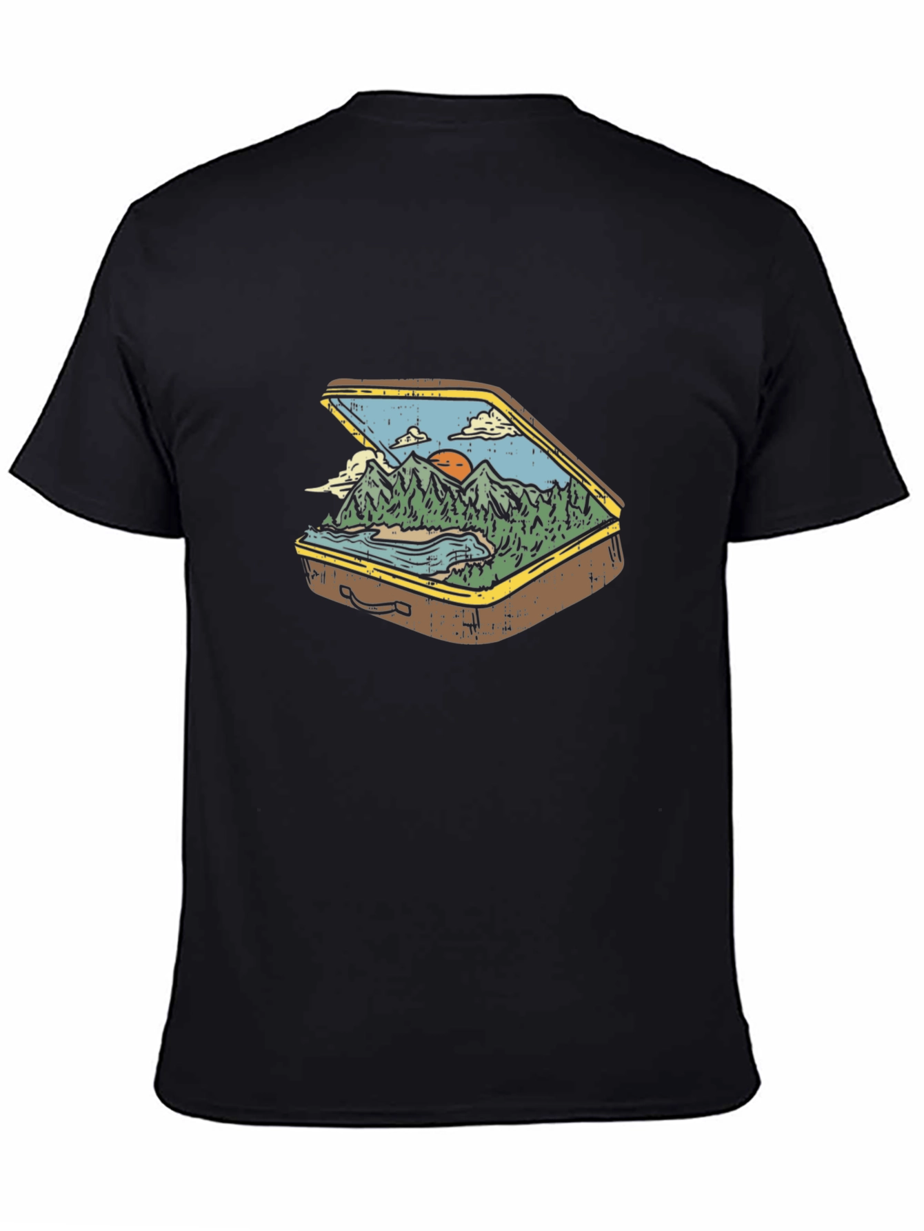 Suitcase Nature Graphic T-Shirt