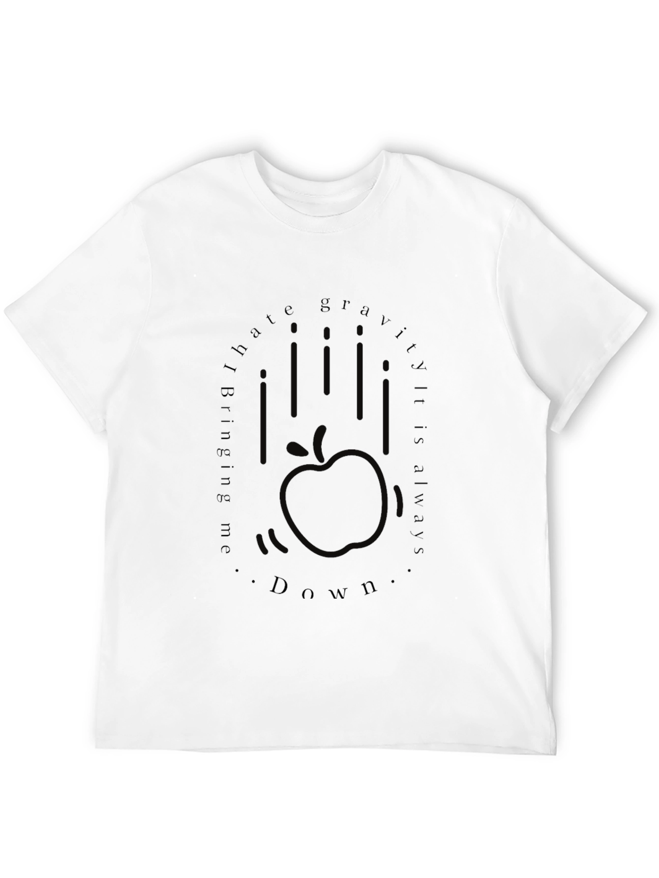 I Hate Gravity T-Shirt - Funny Physics Tee
