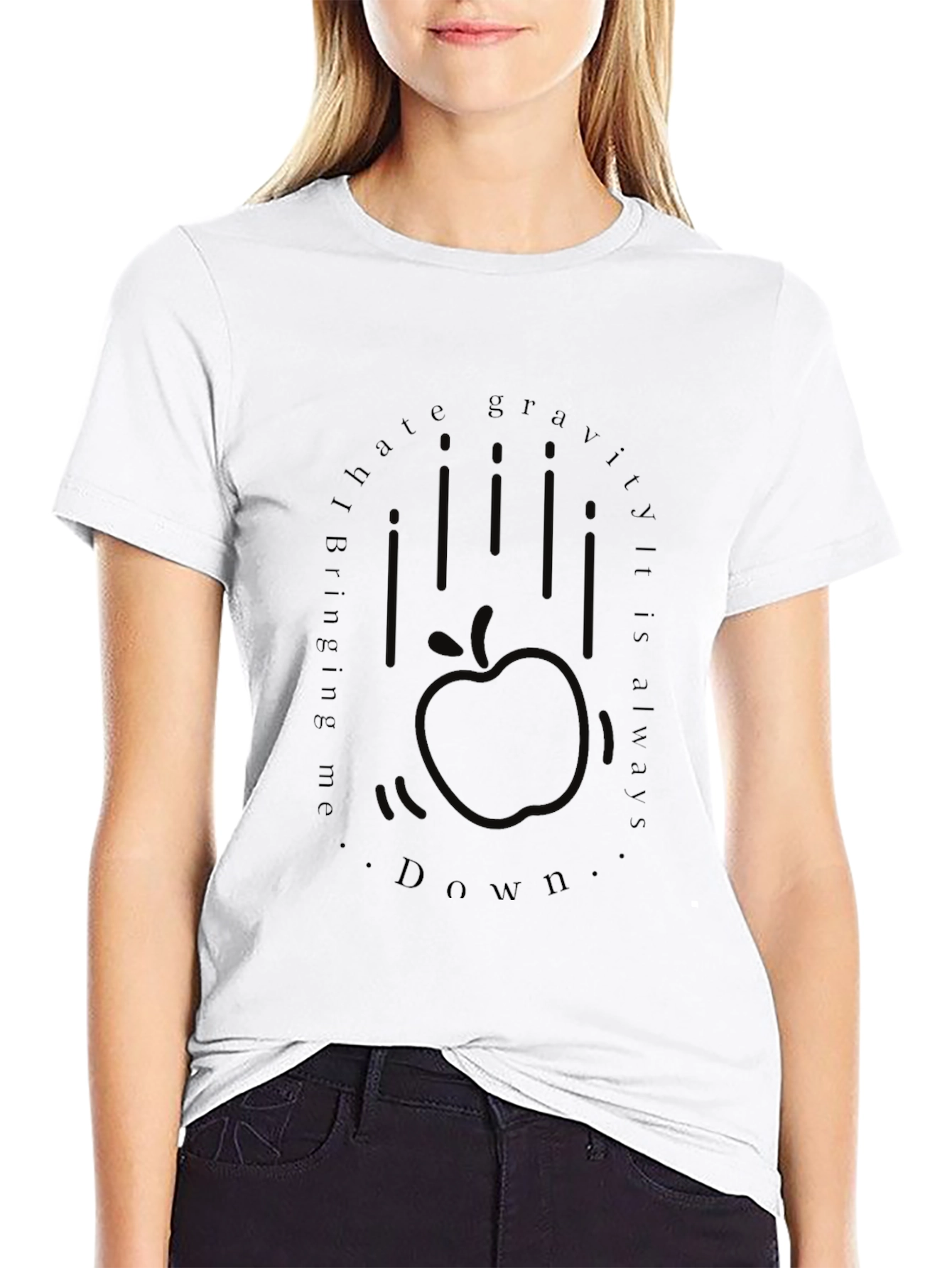 I Hate Gravity T-Shirt - Funny Physics Tee