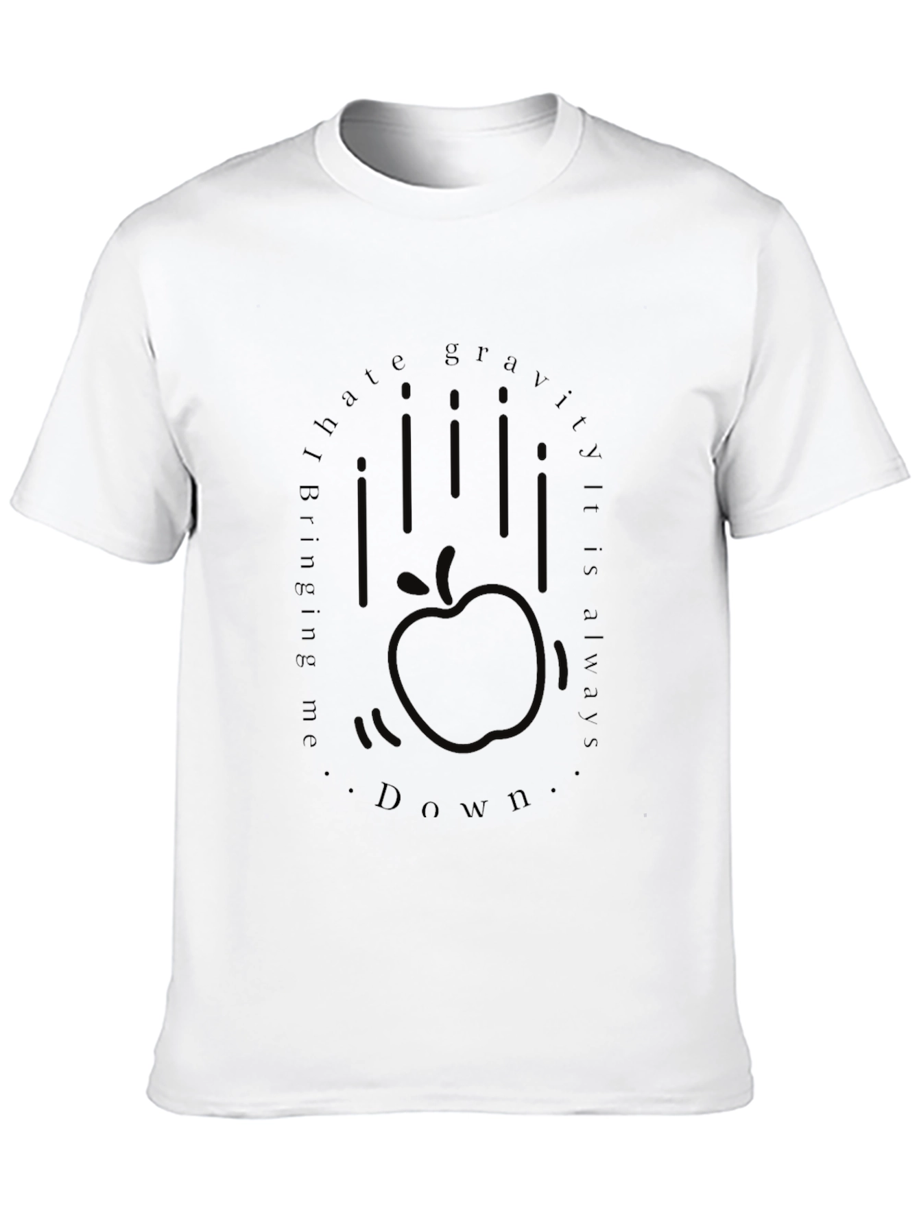 I Hate Gravity T-Shirt - Funny Physics Tee