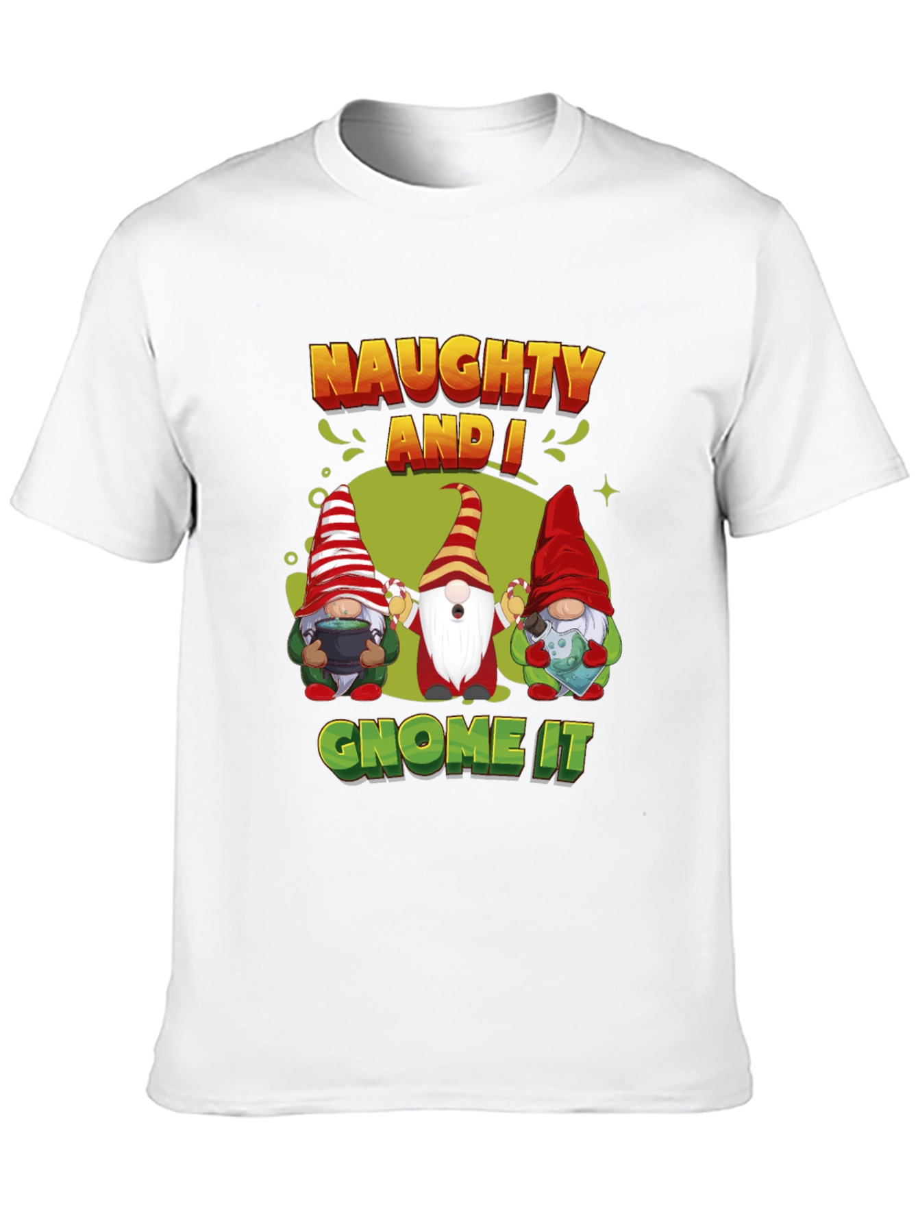 Naughty Gnome Christmas T-Shirt