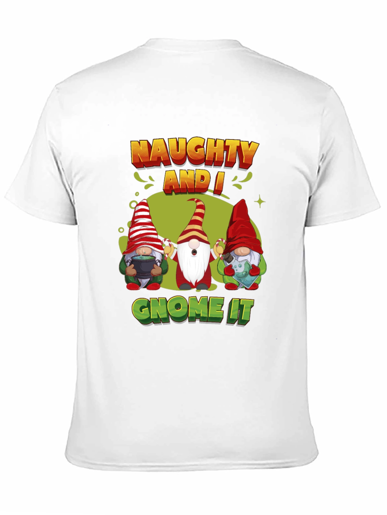 Naughty Gnome Christmas T-Shirt