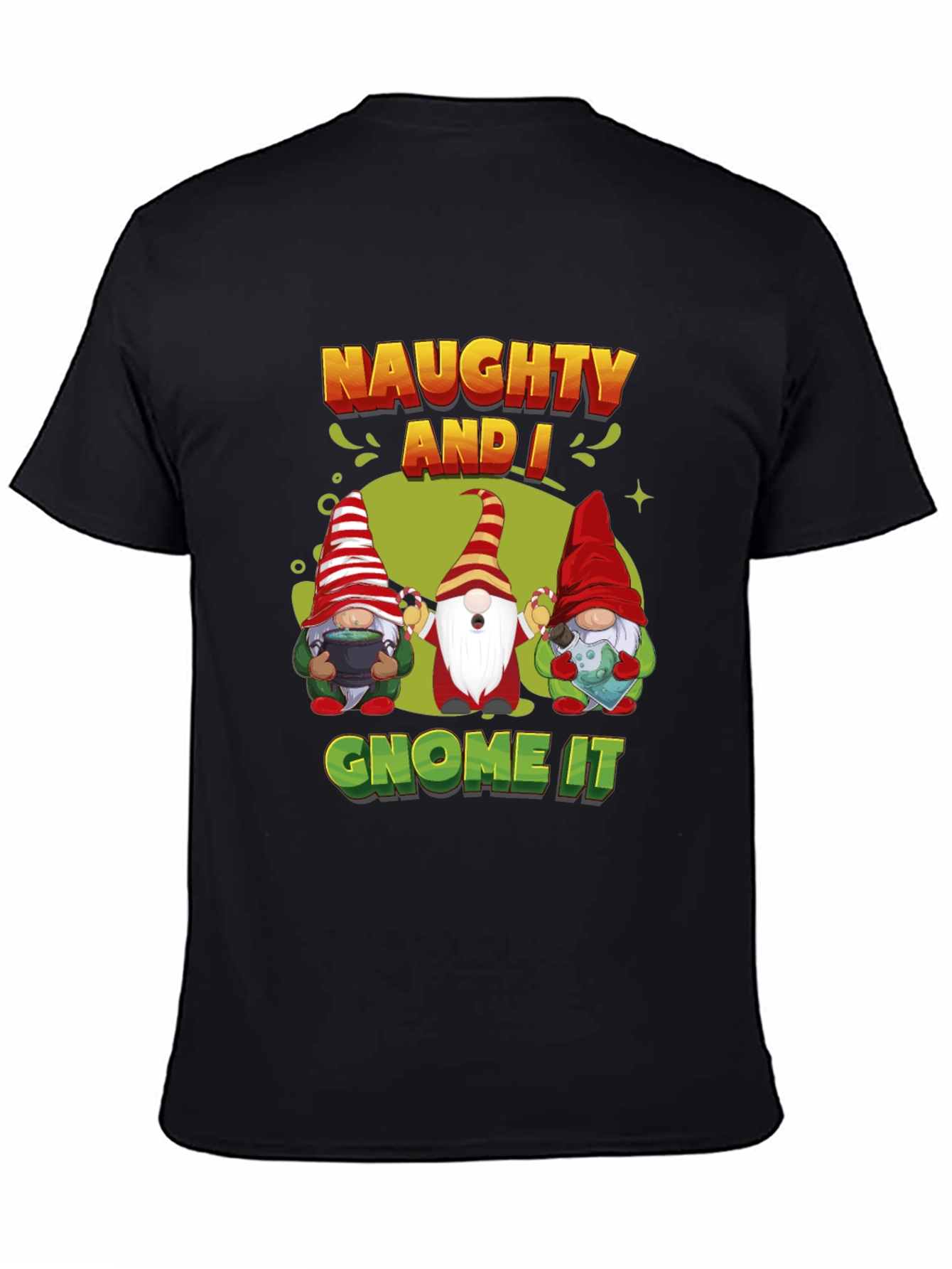 Naughty Gnome Christmas T-Shirt