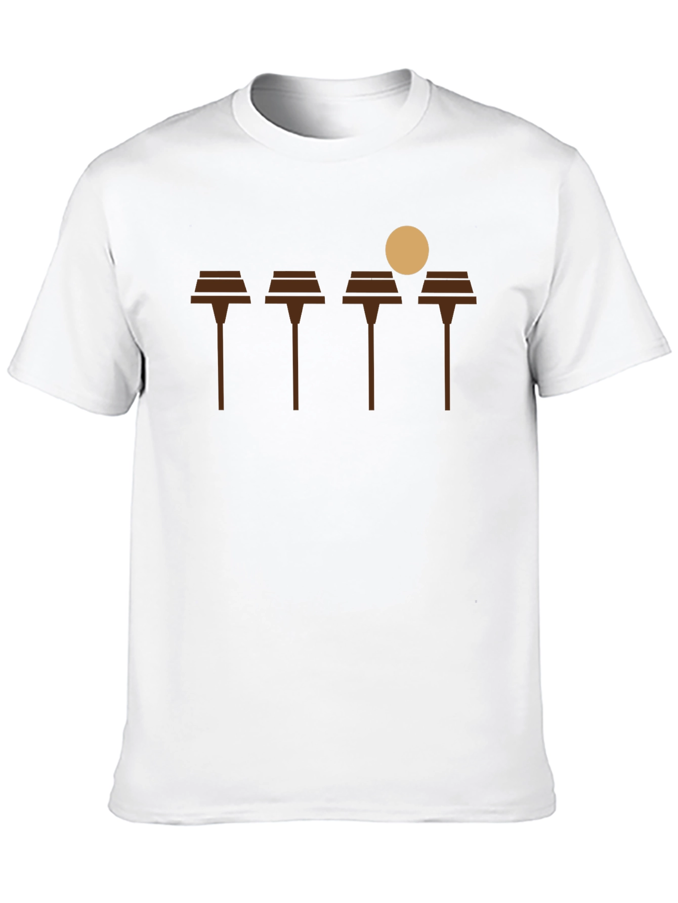 Abstract Lanterns Graphic Tee