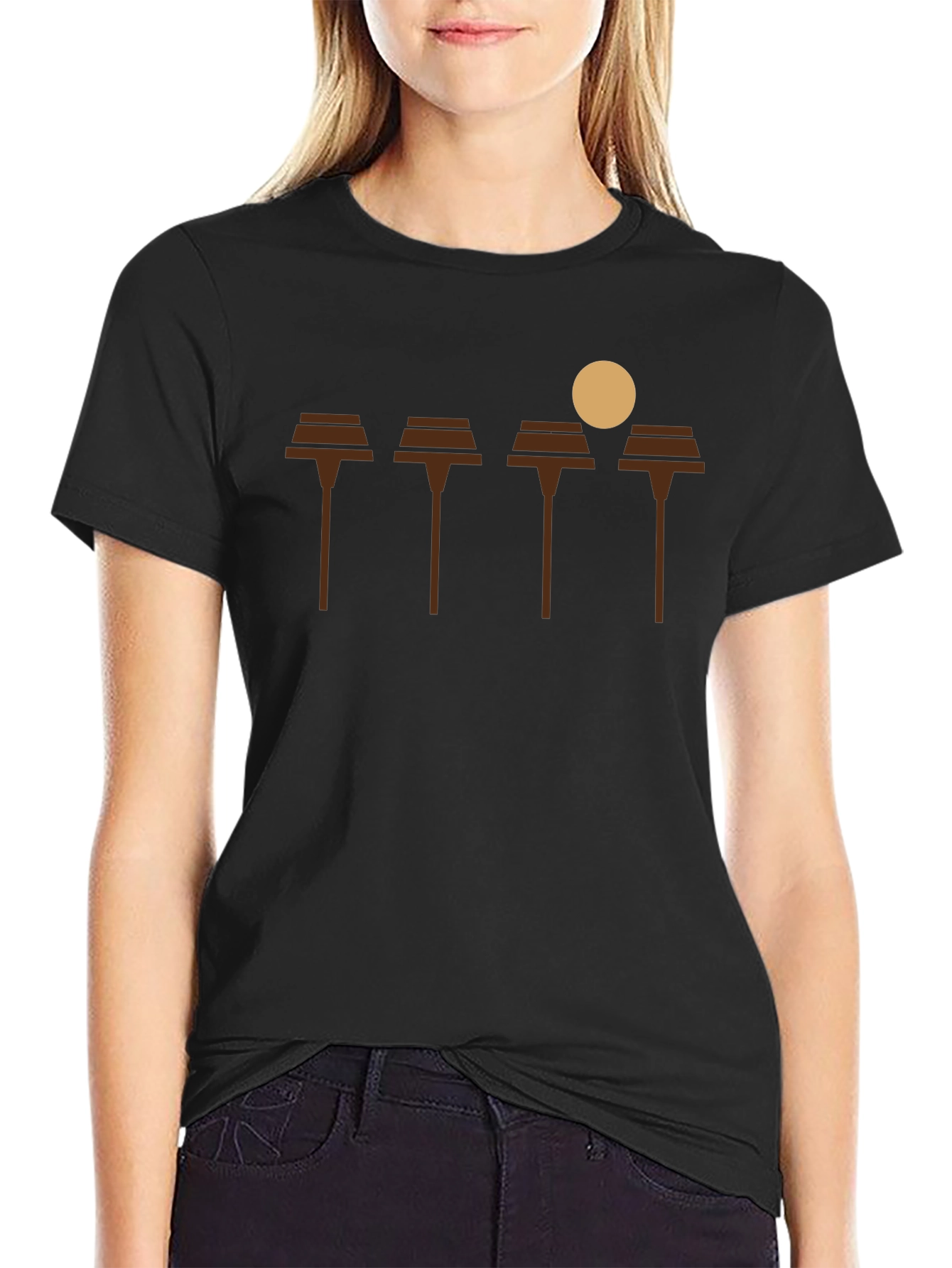 Abstract Lanterns Graphic Tee