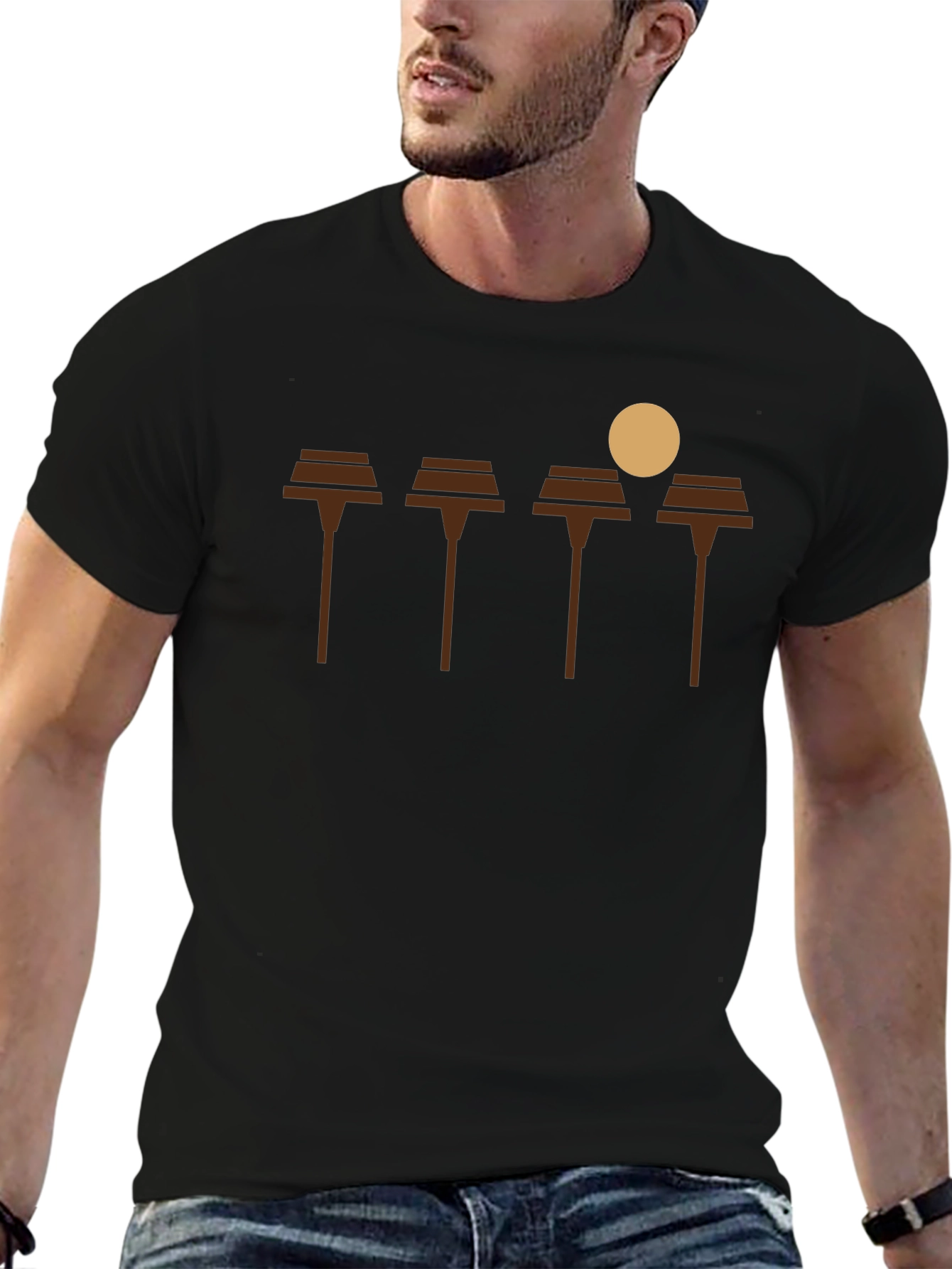Abstract Lanterns Graphic Tee