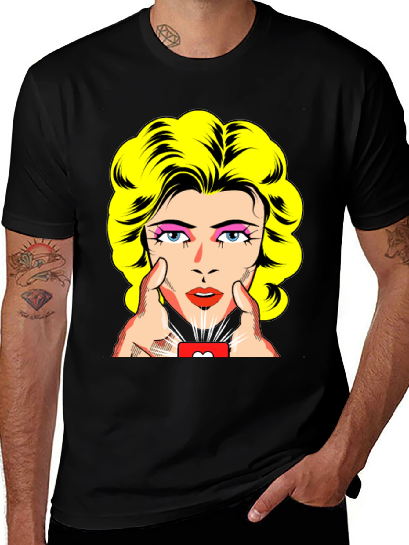 Pop Art T-Shirt - Retro Comic Book Style