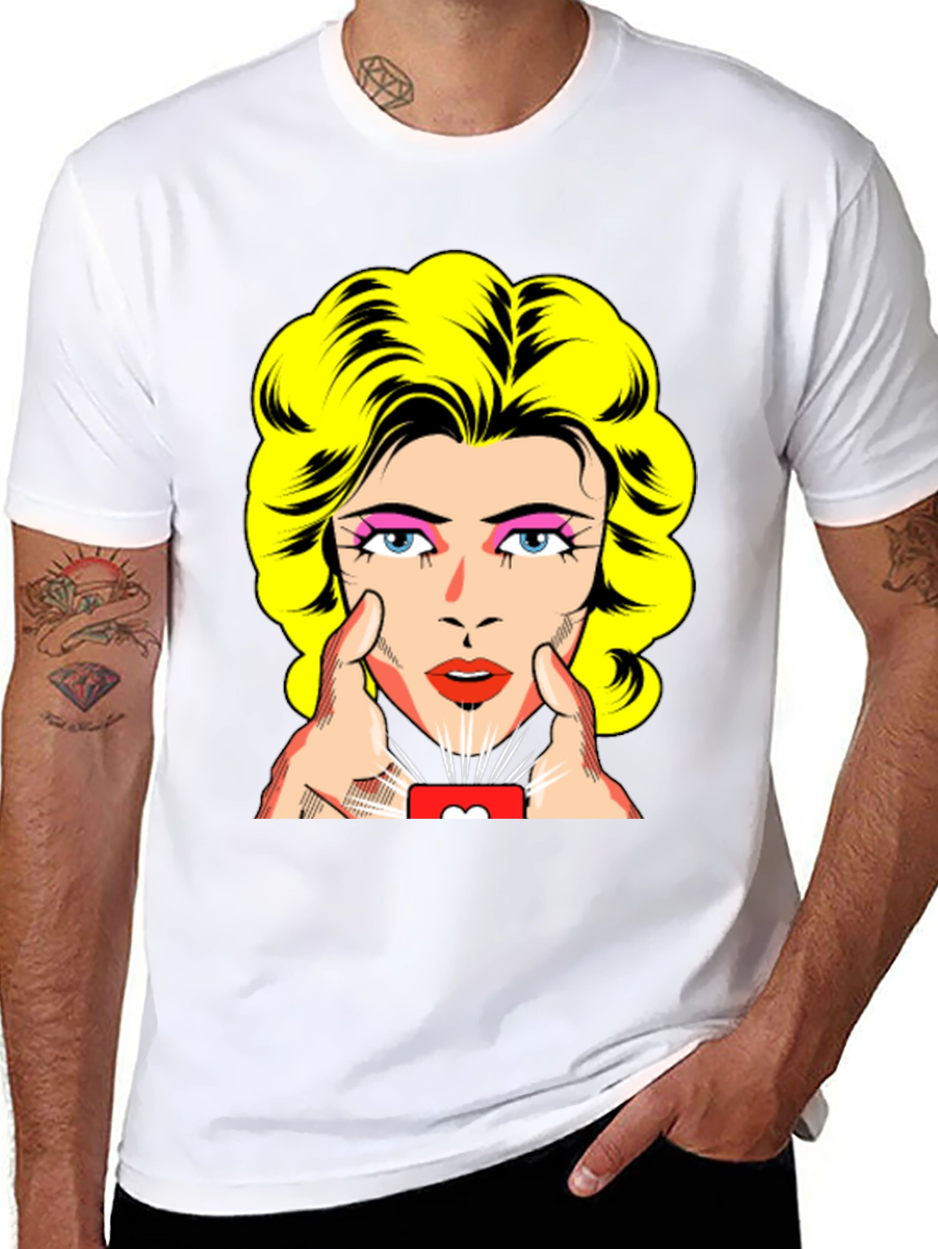 Pop Art T-Shirt - Retro Comic Book Style