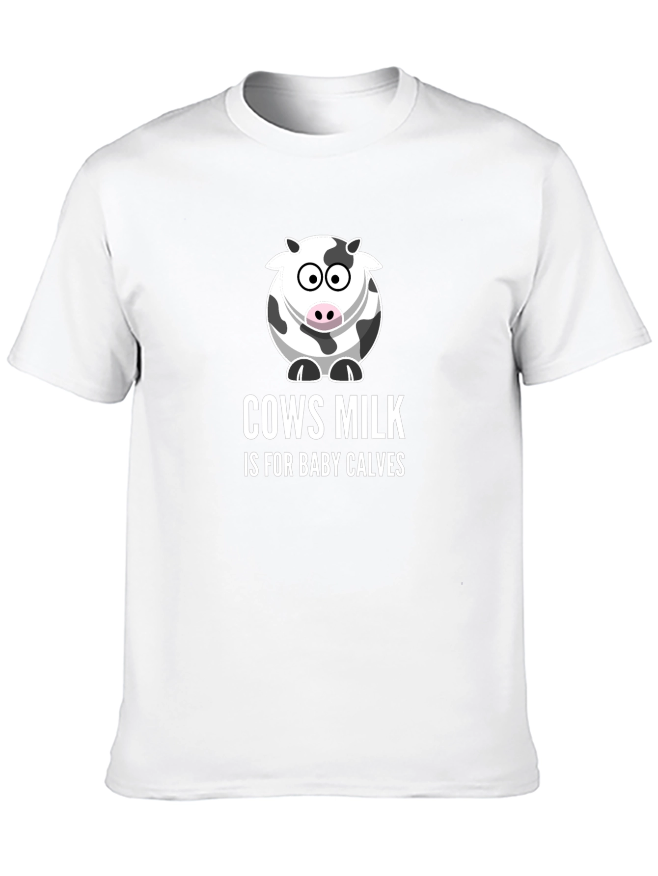 Cows Milk Baby Calves T-Shirt - Black