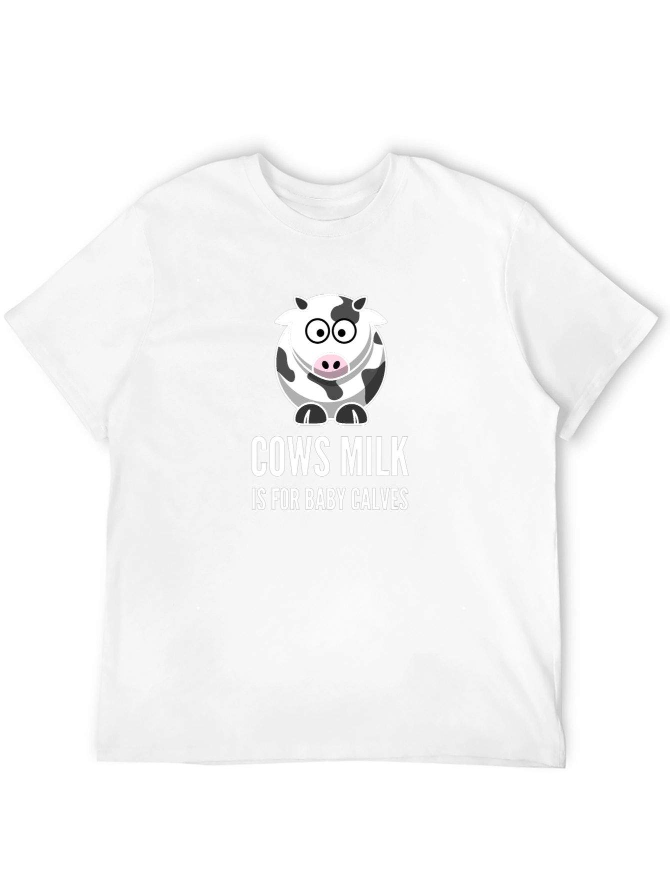 Cows Milk Baby Calves T-Shirt - Black