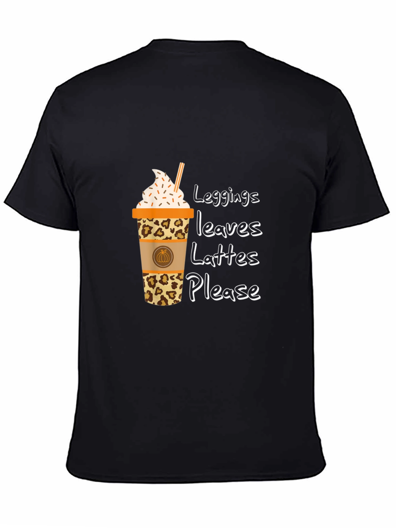Leggings Leaves Lattes Please T-Shirt