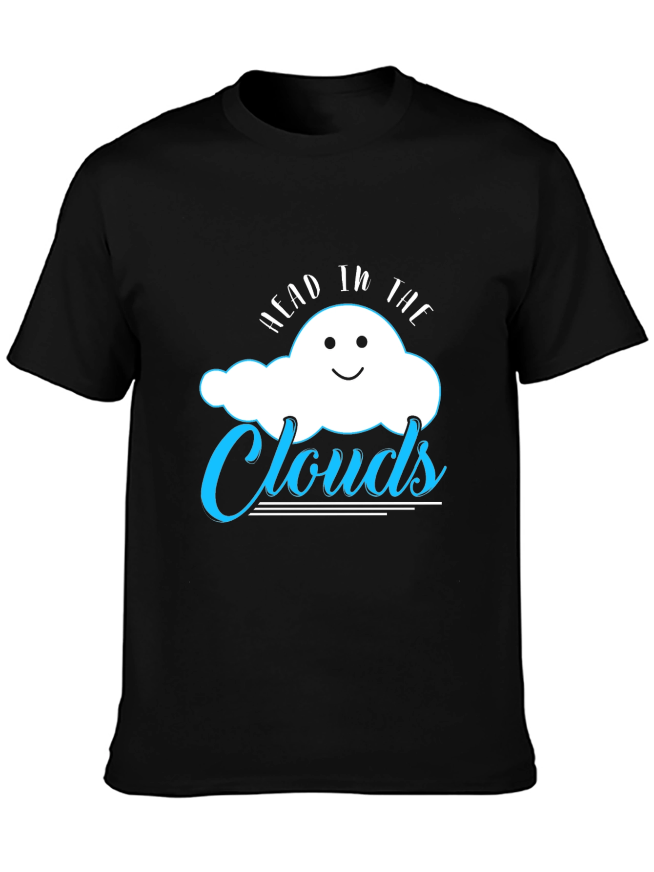 Head in the Clouds Graphic Tee - Black