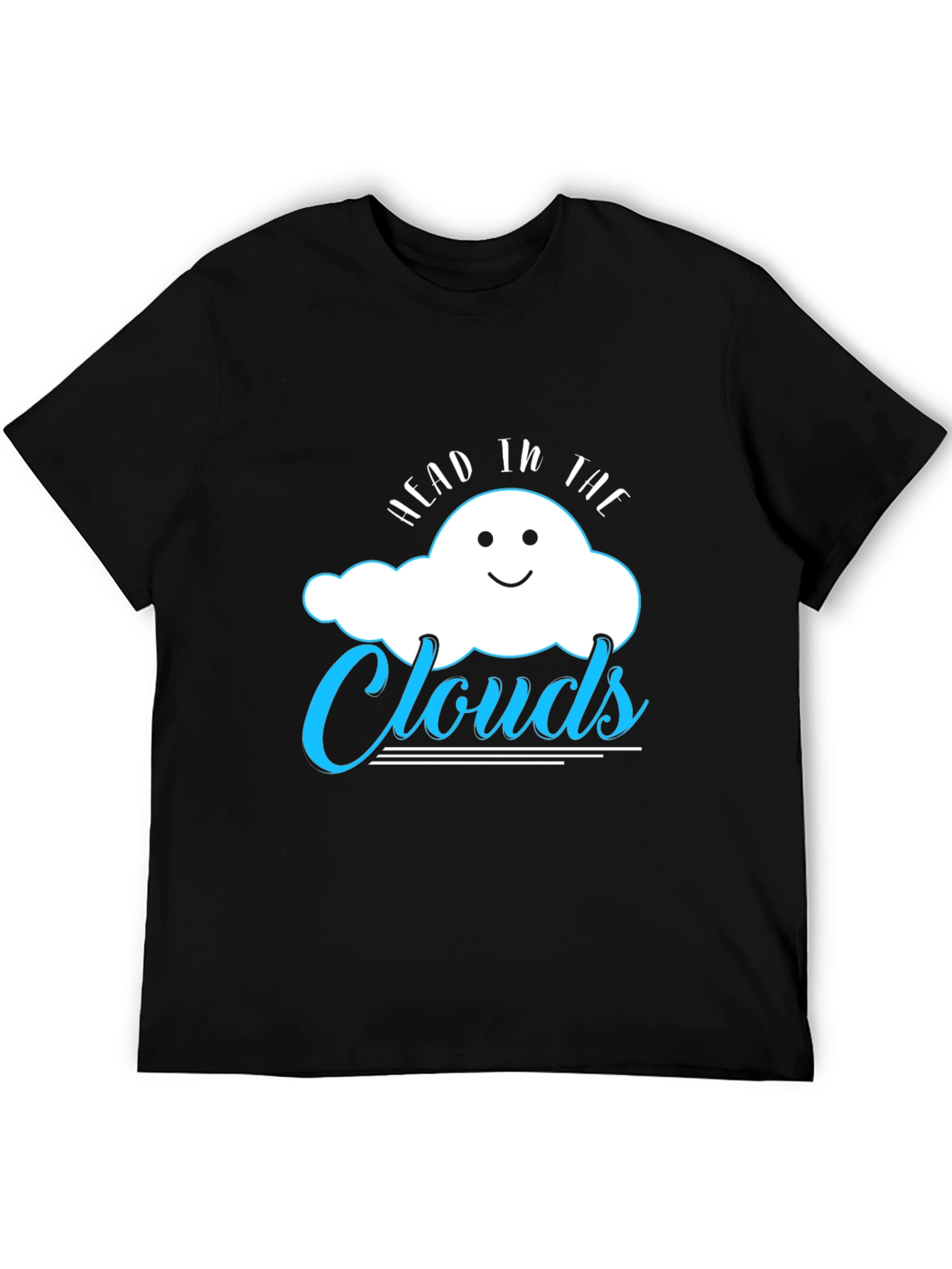Head in the Clouds Graphic Tee - Black
