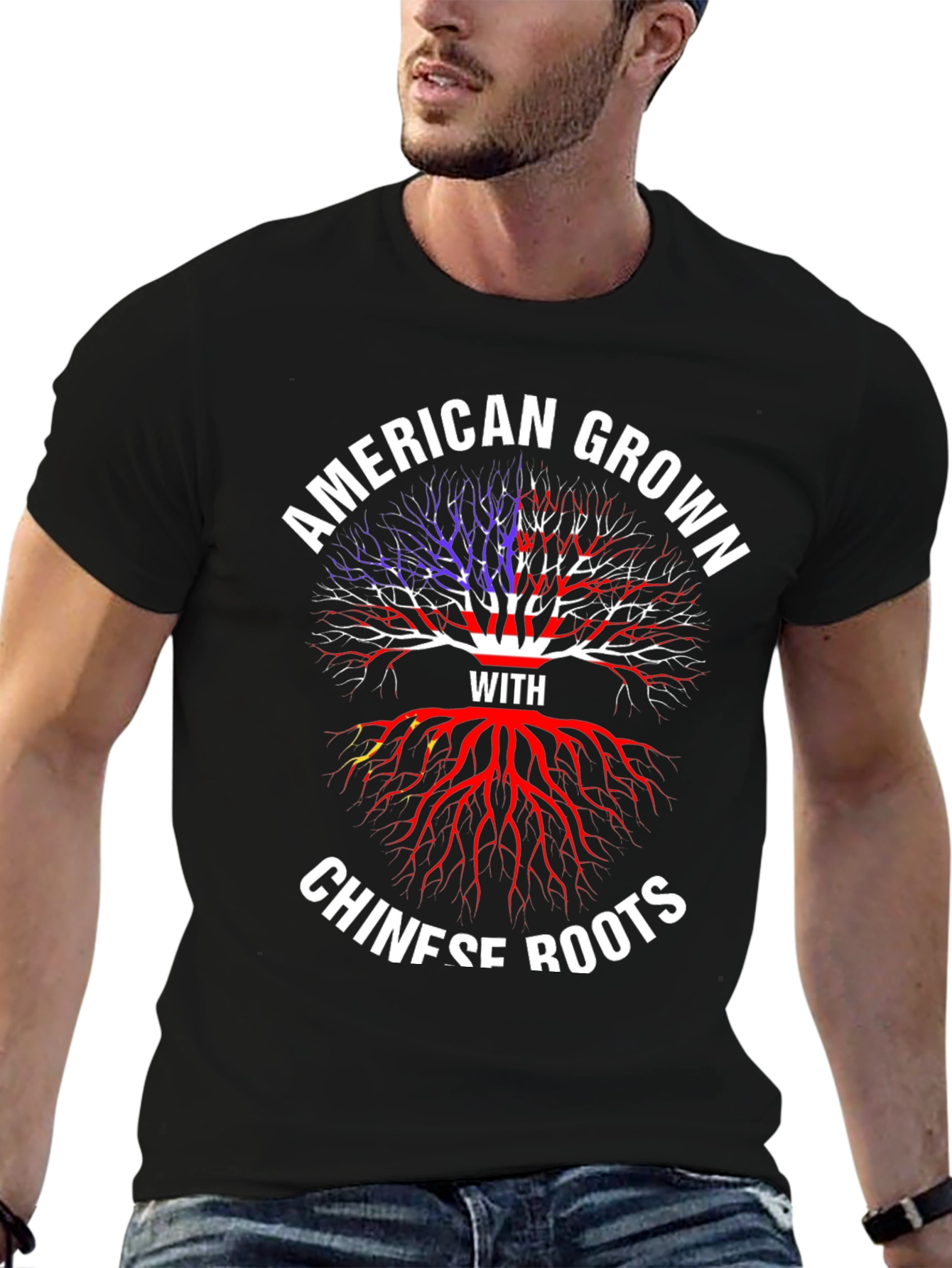 American Grown With Chinese Roots T-Shirt