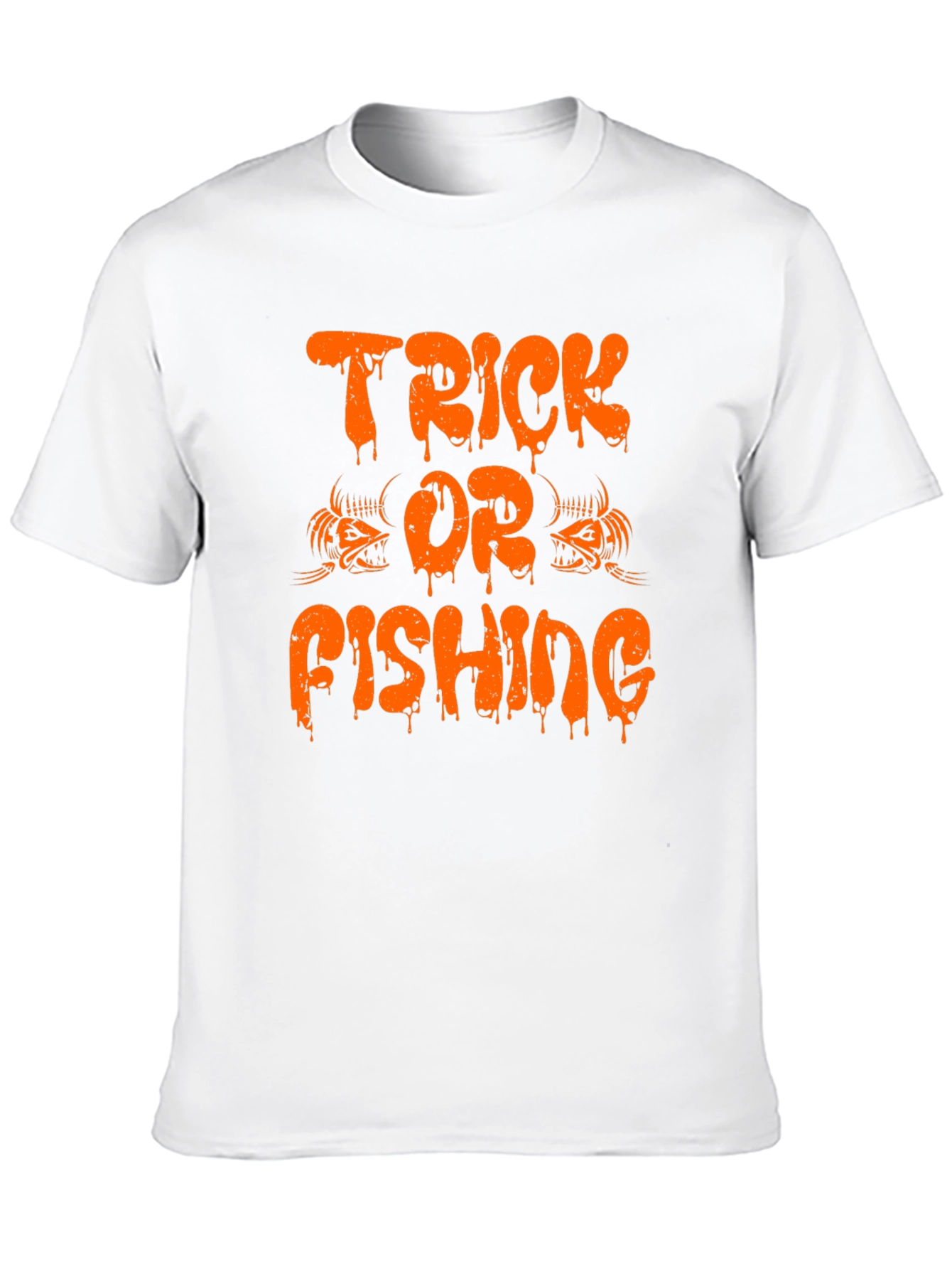Trick or Fishing Halloween T-Shirt