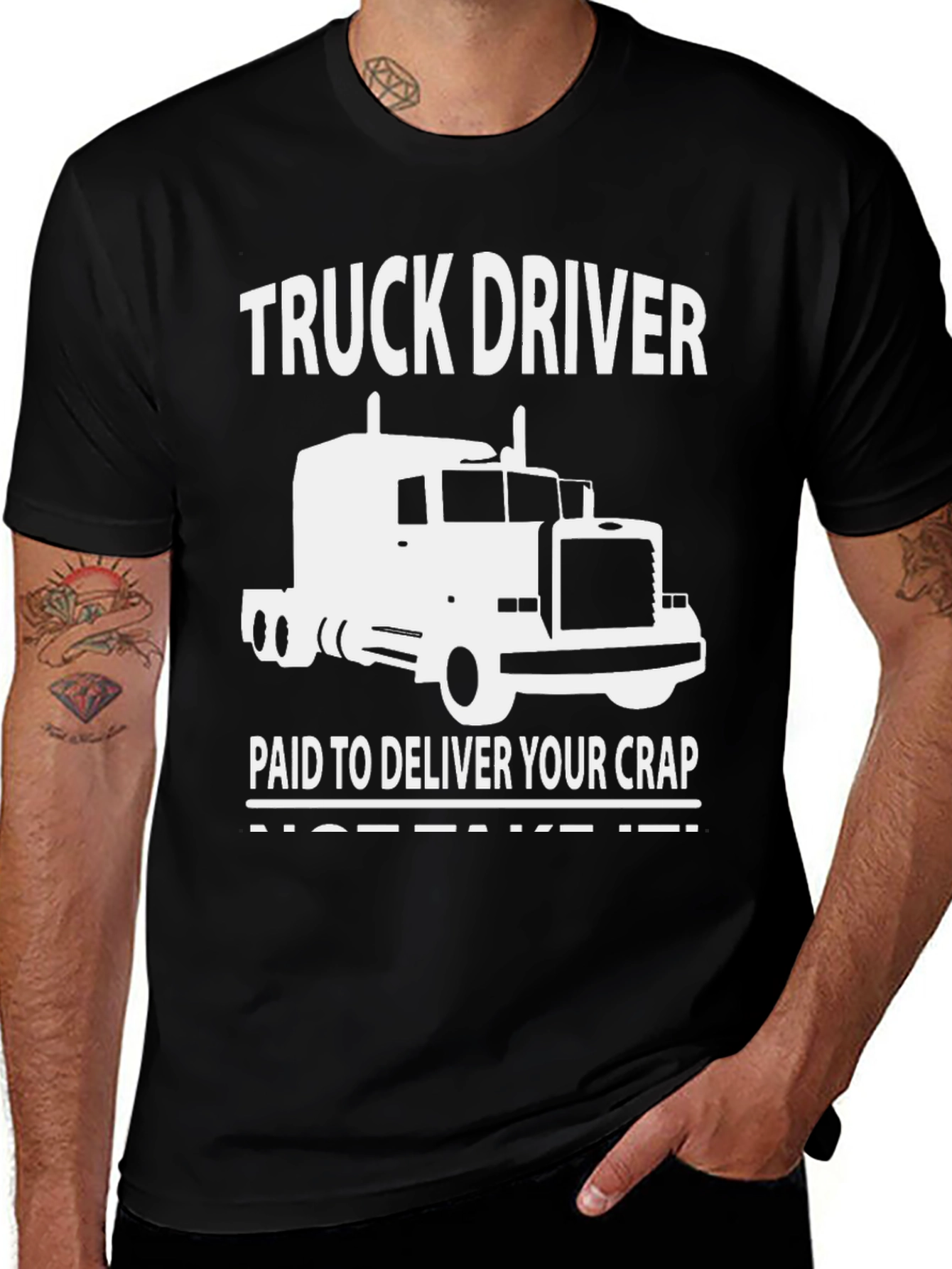 Truck Driver Delivery T-Shirt - Funny Graphic Tee