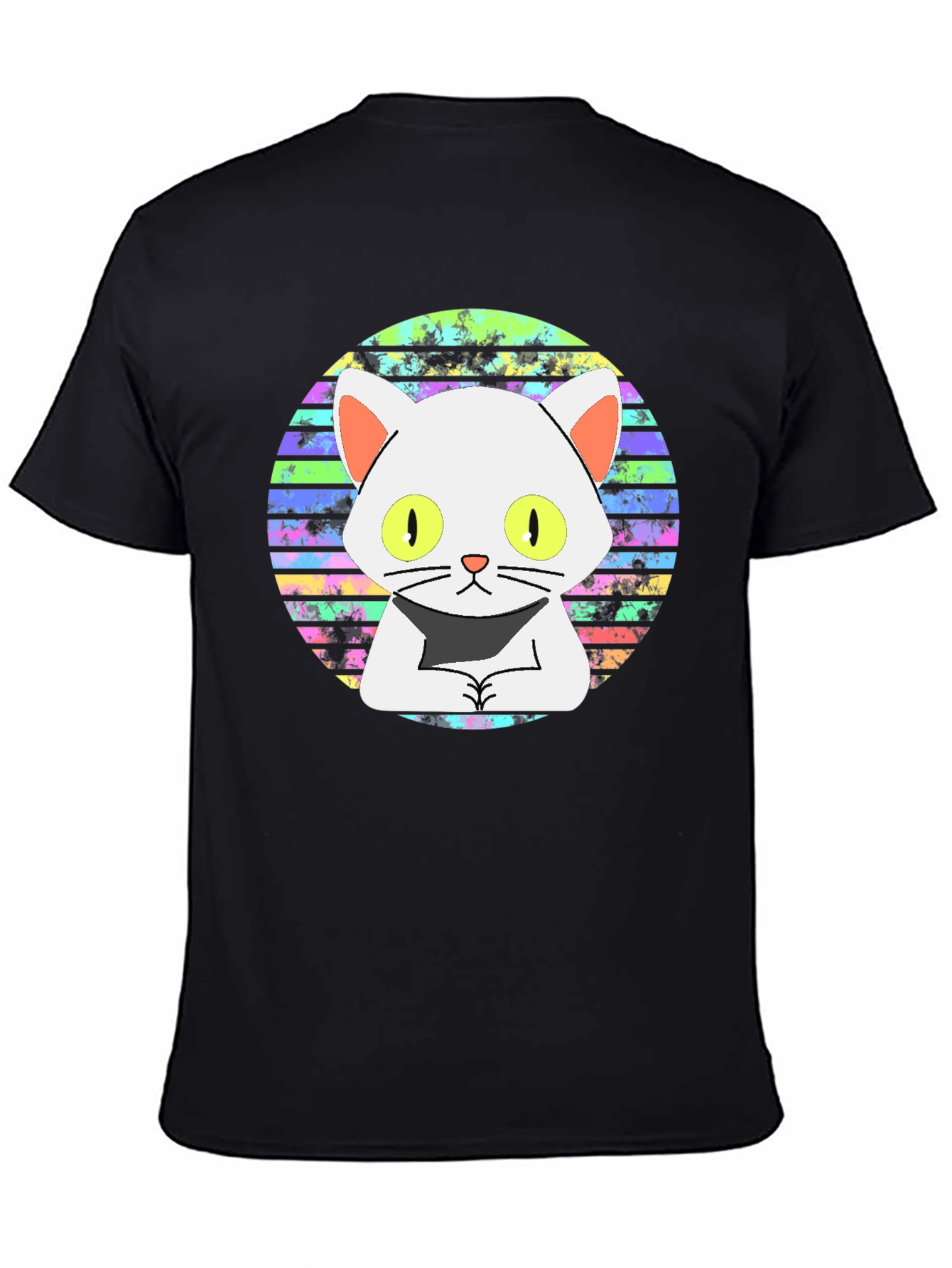 Cool Cat Graphic Tee - Retro Design