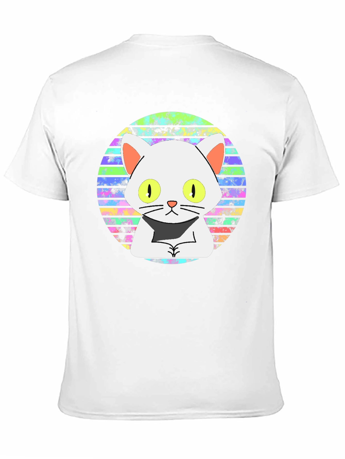 Cool Cat Graphic Tee - Retro Design