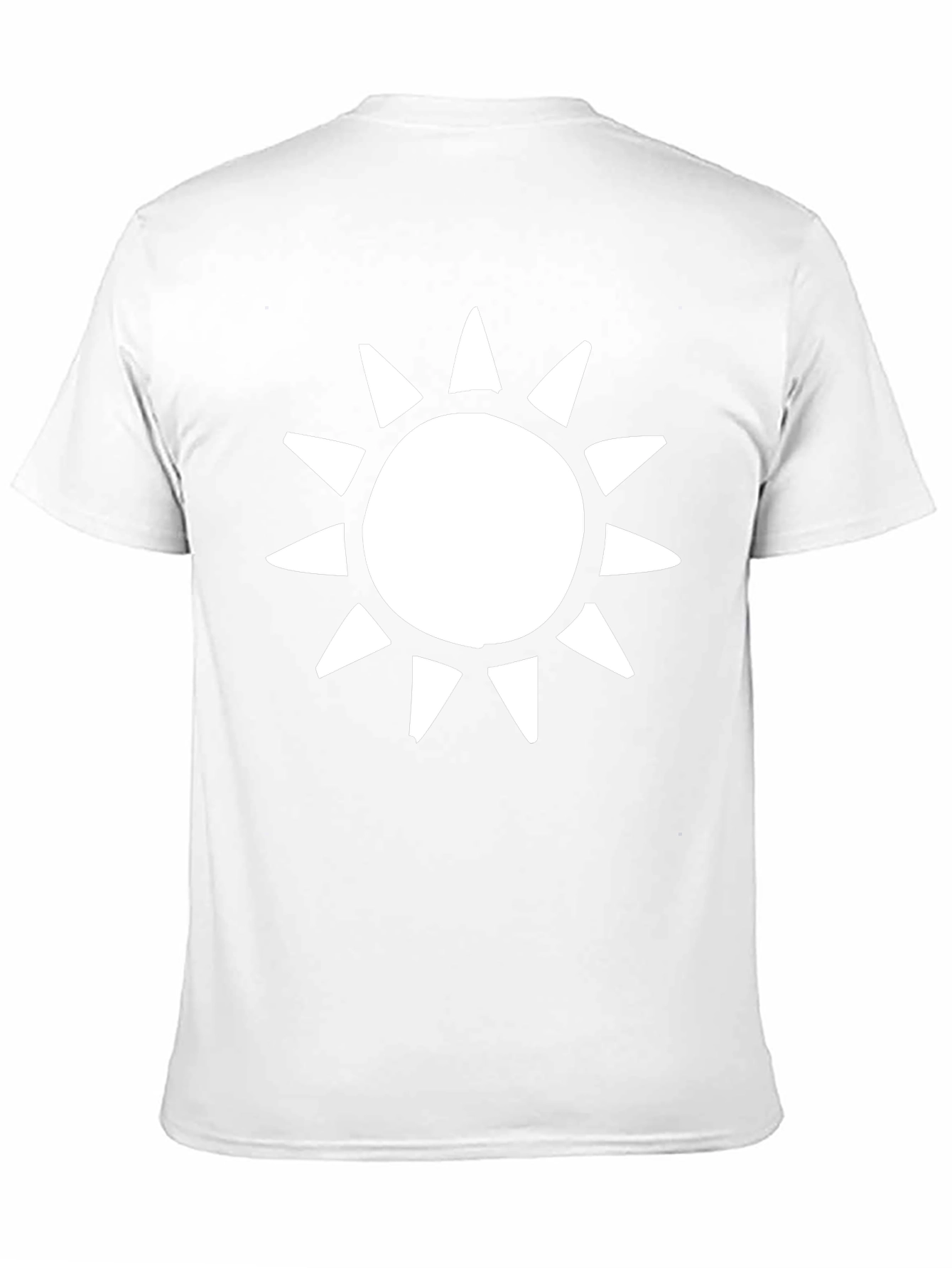 Sunburst Graphic T-Shirt - Casual Black Tee