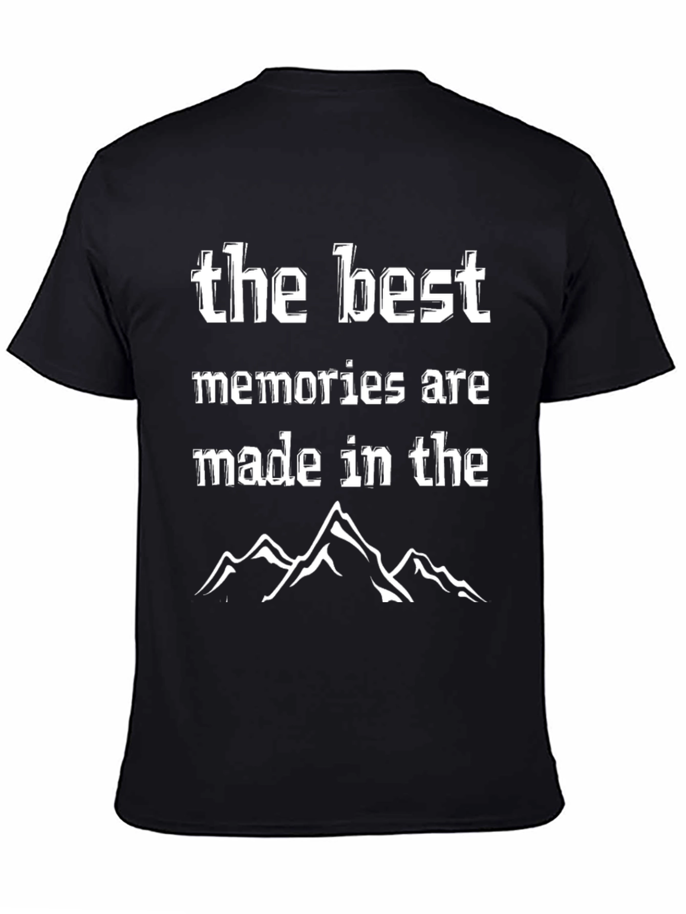 Mountains Memory Black T-Shirt