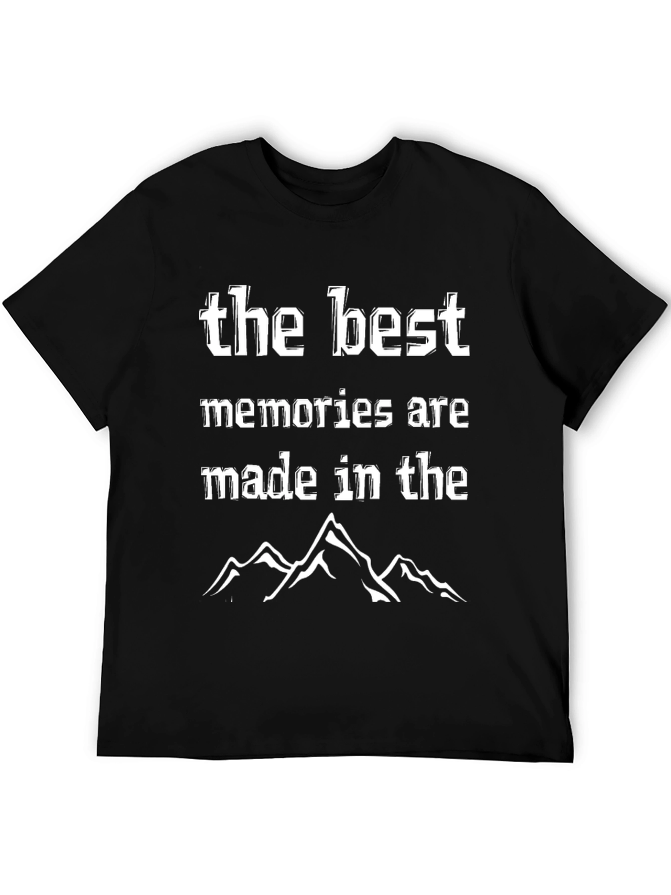 Mountains Memory Black T-Shirt