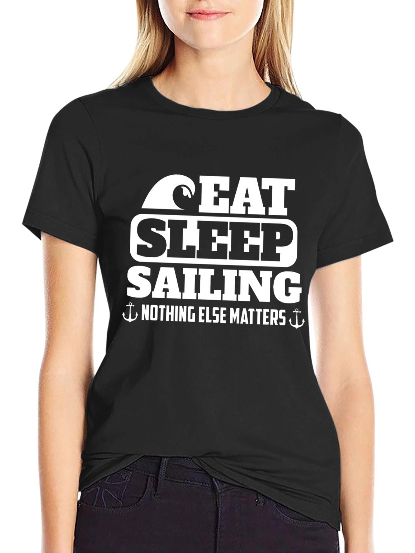 Eat Sleep Sailing T-Shirt - Nautical Design Tee