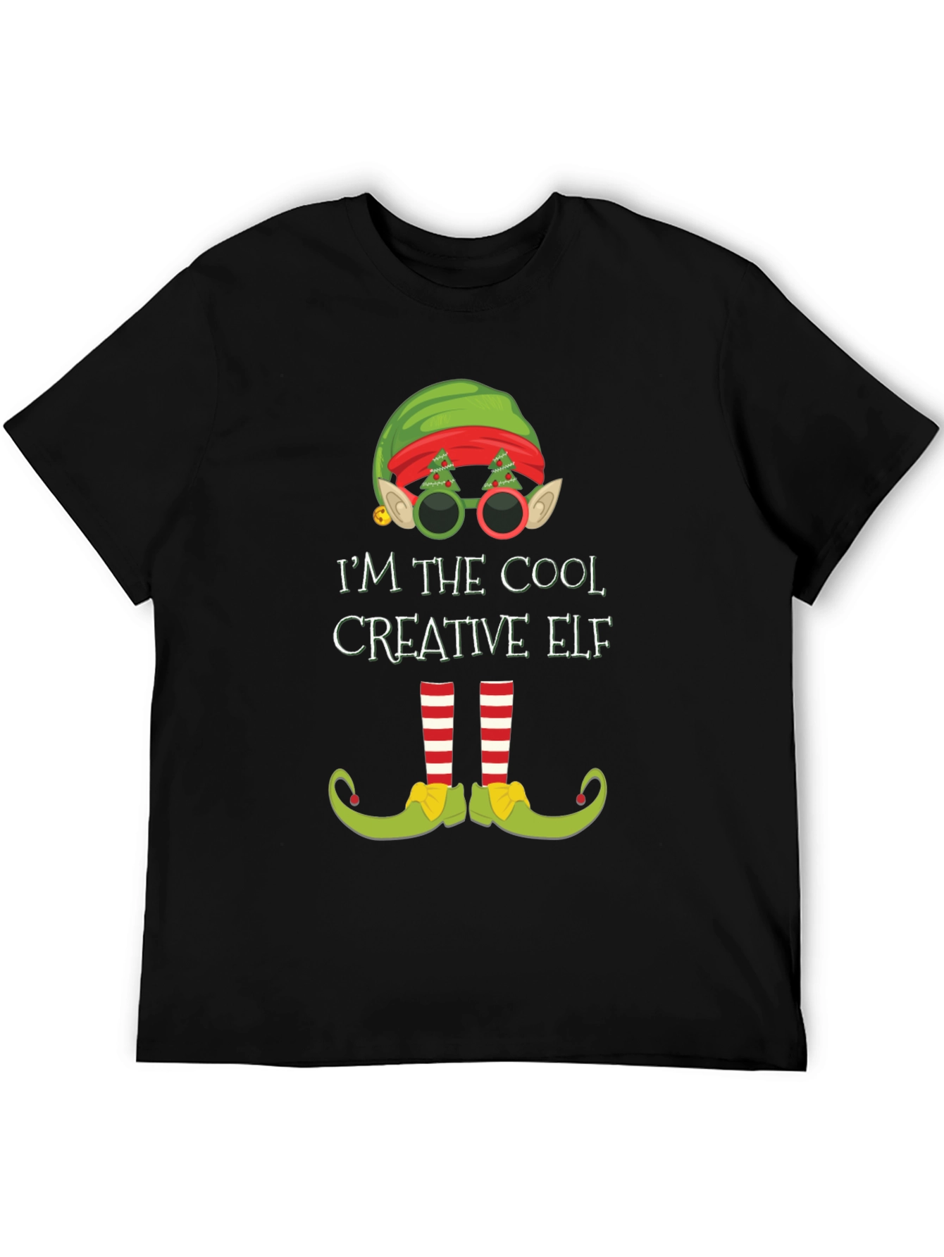 Cool Creative Elf T-Shirt - Holiday Fun