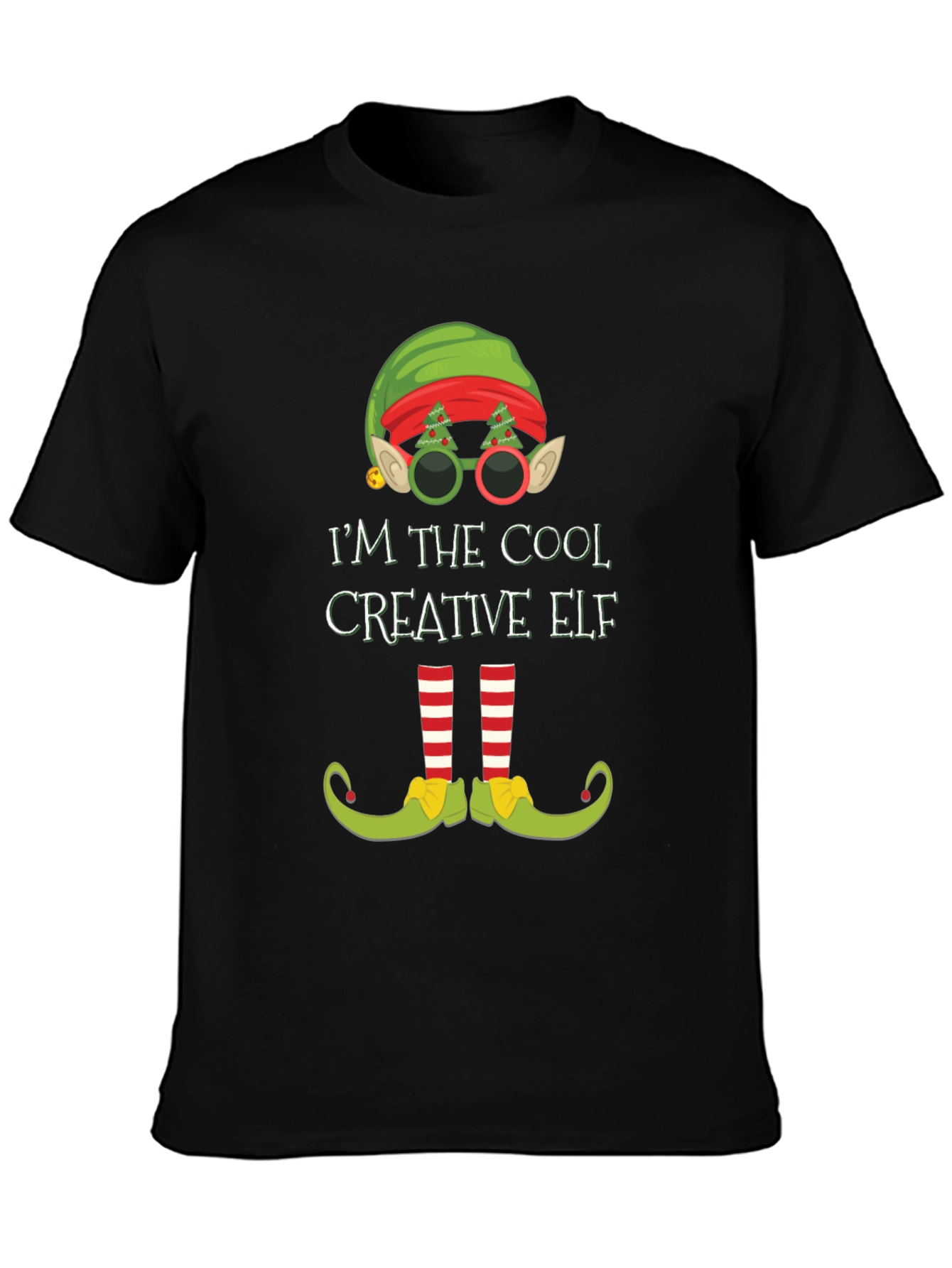 Cool Creative Elf T-Shirt - Holiday Fun