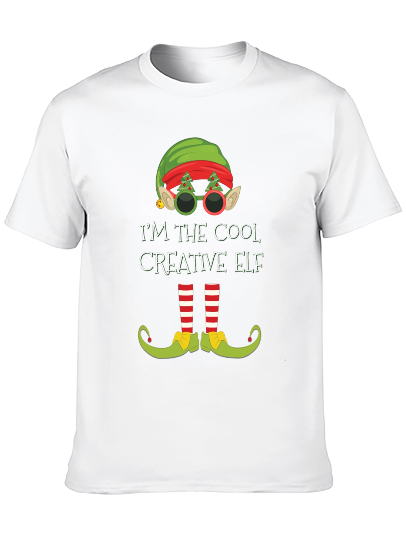 Cool Creative Elf T-Shirt - Holiday Fun