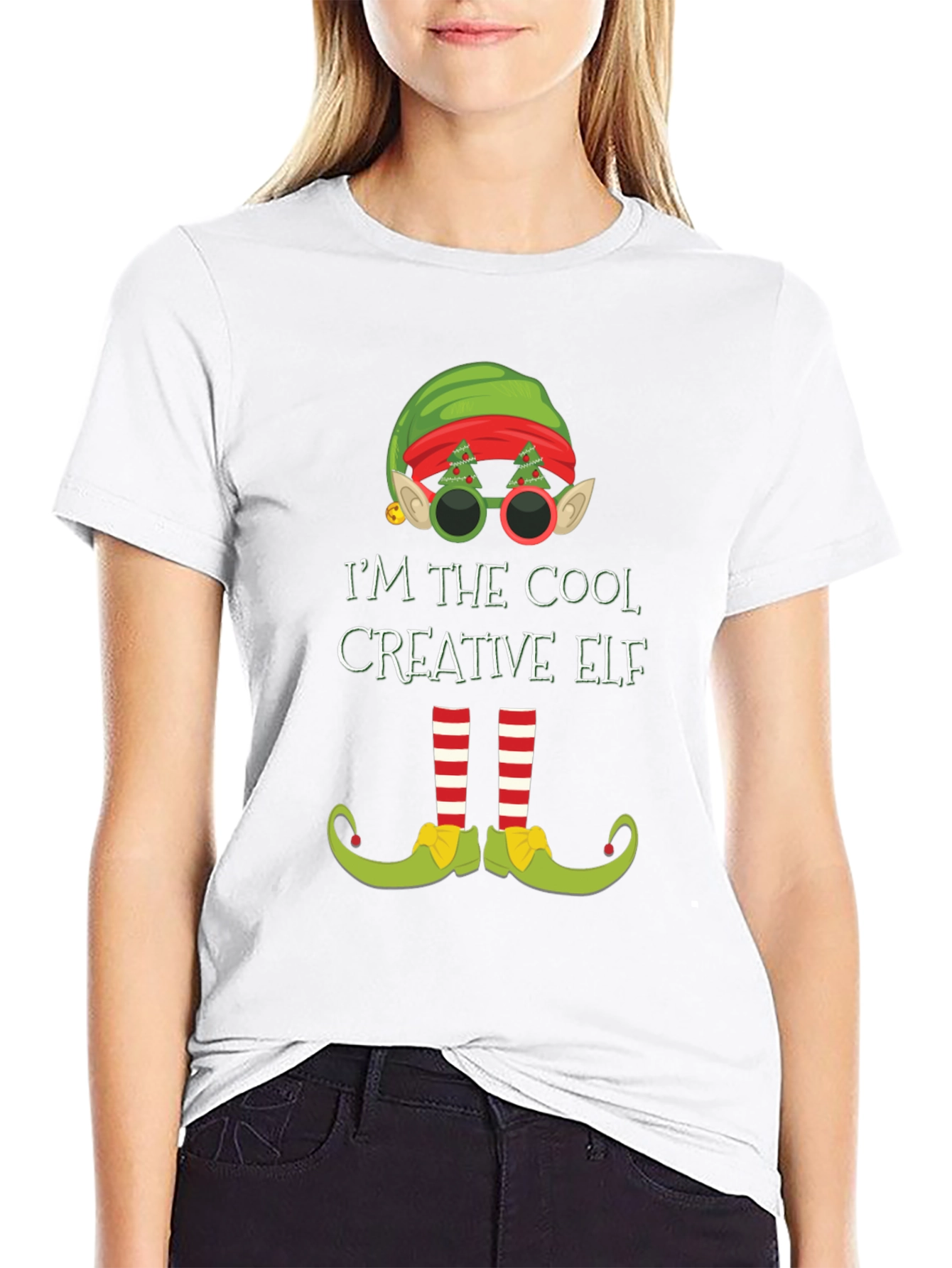 Cool Creative Elf T-Shirt - Holiday Fun