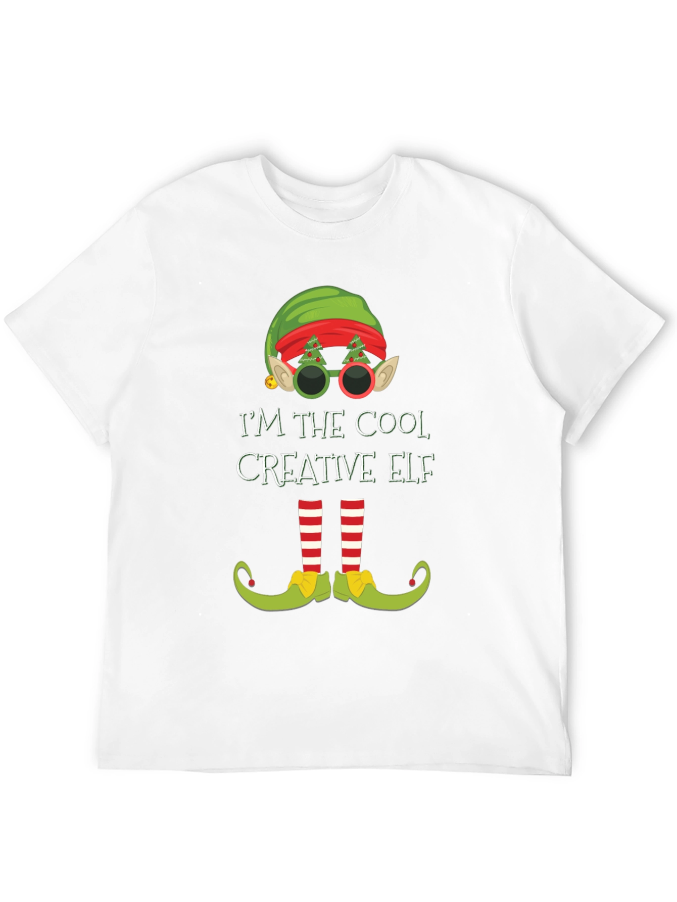 Cool Creative Elf T-Shirt - Holiday Fun