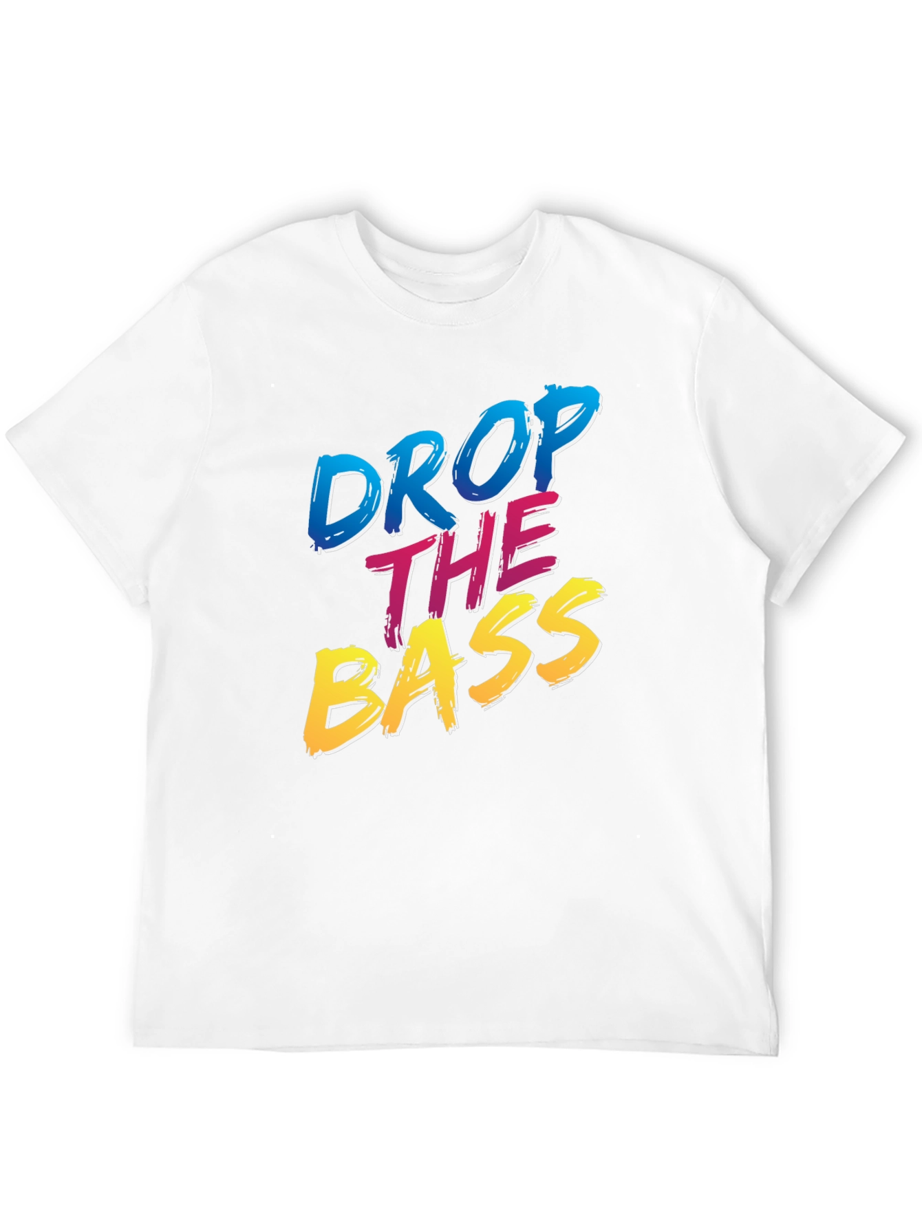 Drop The Bass T-Shirt - Black Cotton Blend