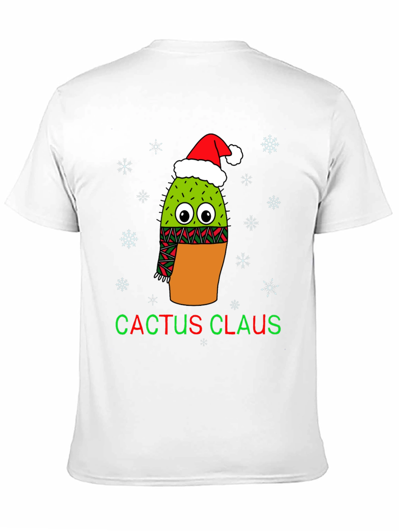 Cactus Claus Christmas Graphic Tee