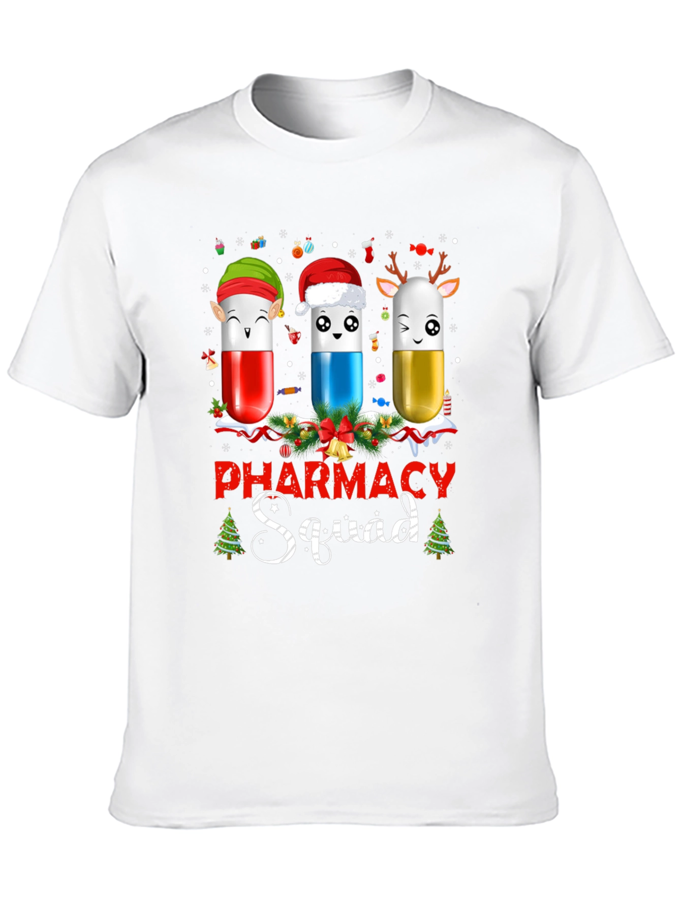 Pharmacy Squad Christmas T-Shirt